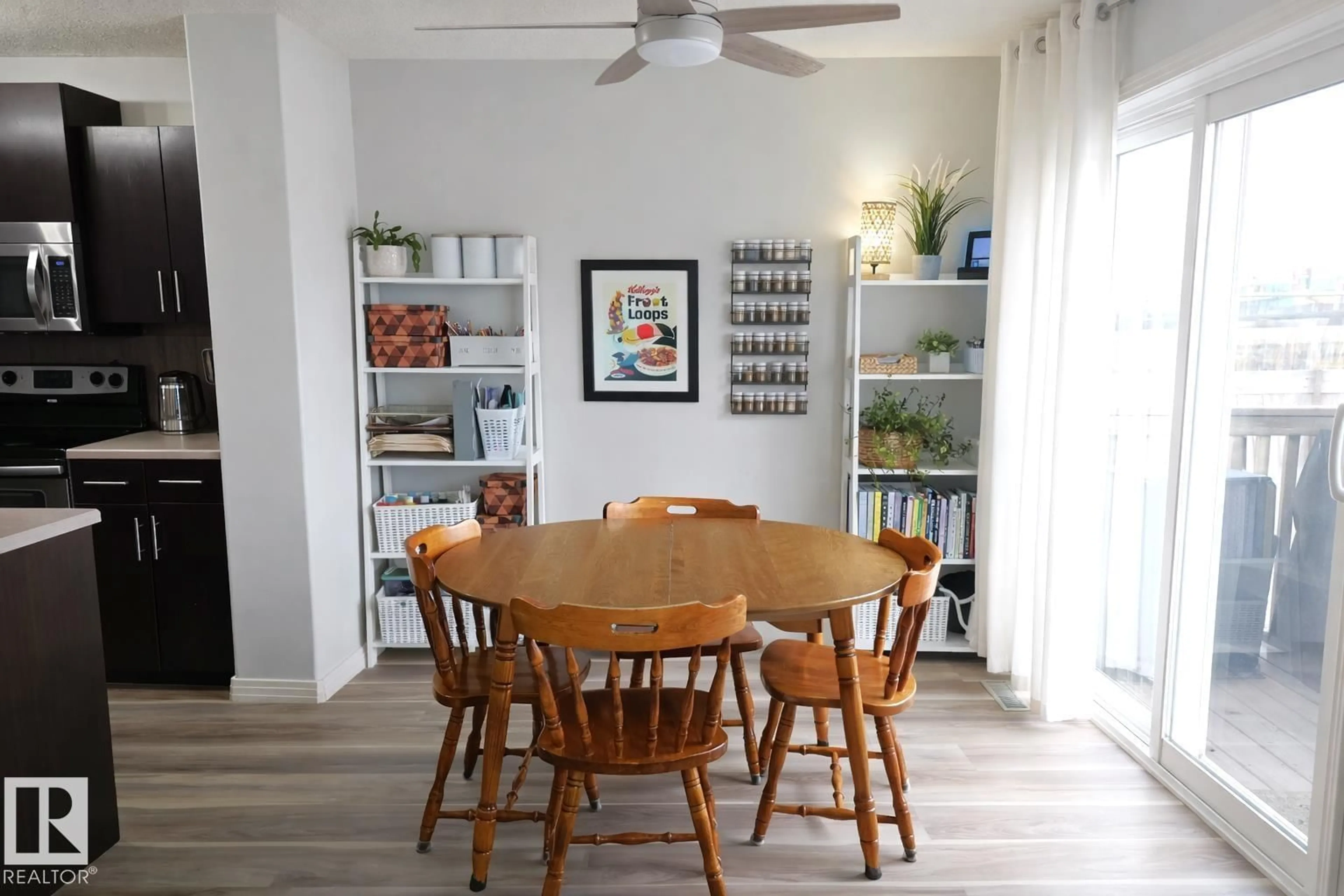 Dining room, wood/laminate floor for NW - 2151 28 ST, Edmonton Alberta T6T0K1