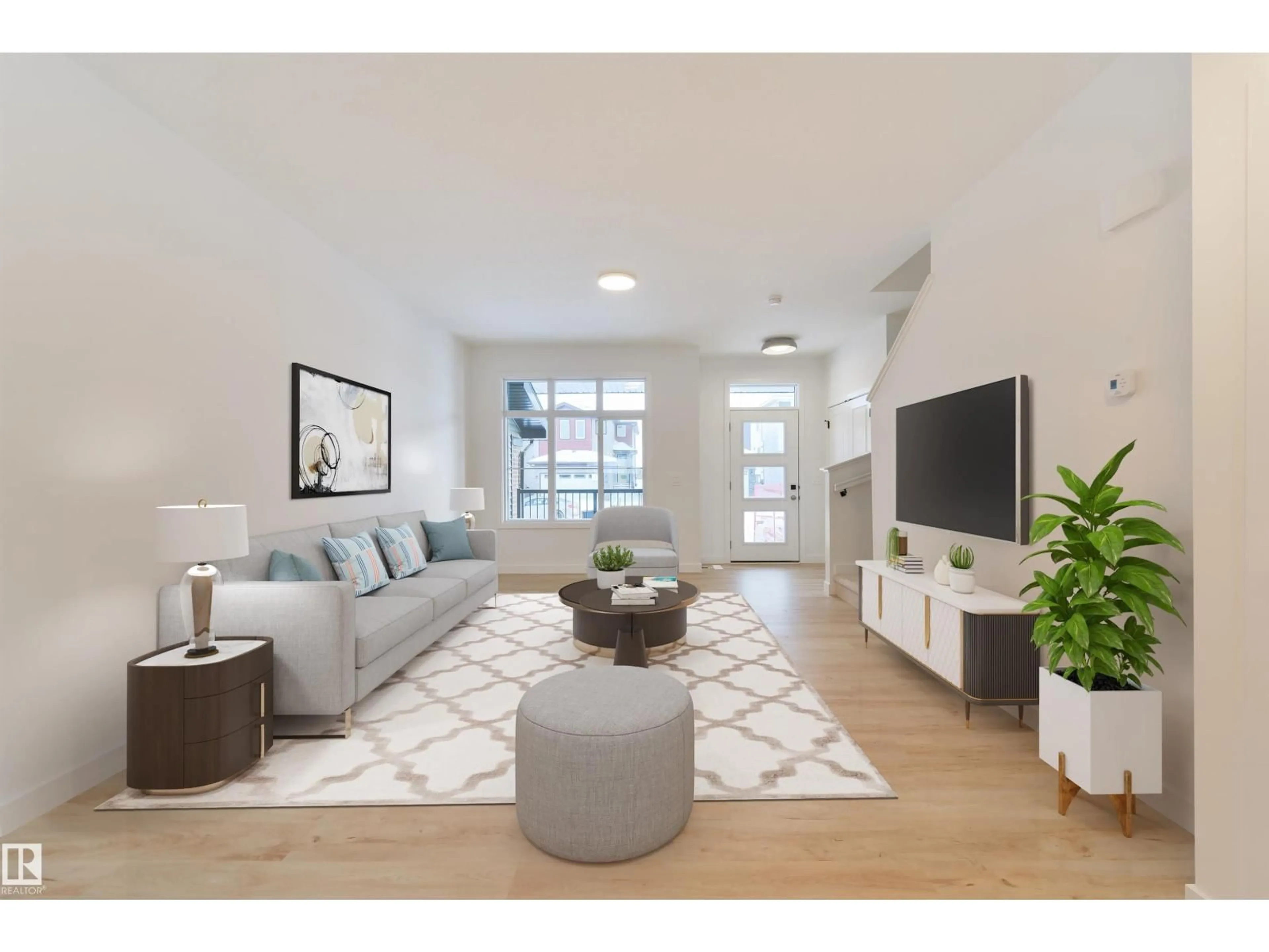 Living room with furniture, unknown for 9 COBBLESTONE GA, Spruce Grove Alberta T7X4E4