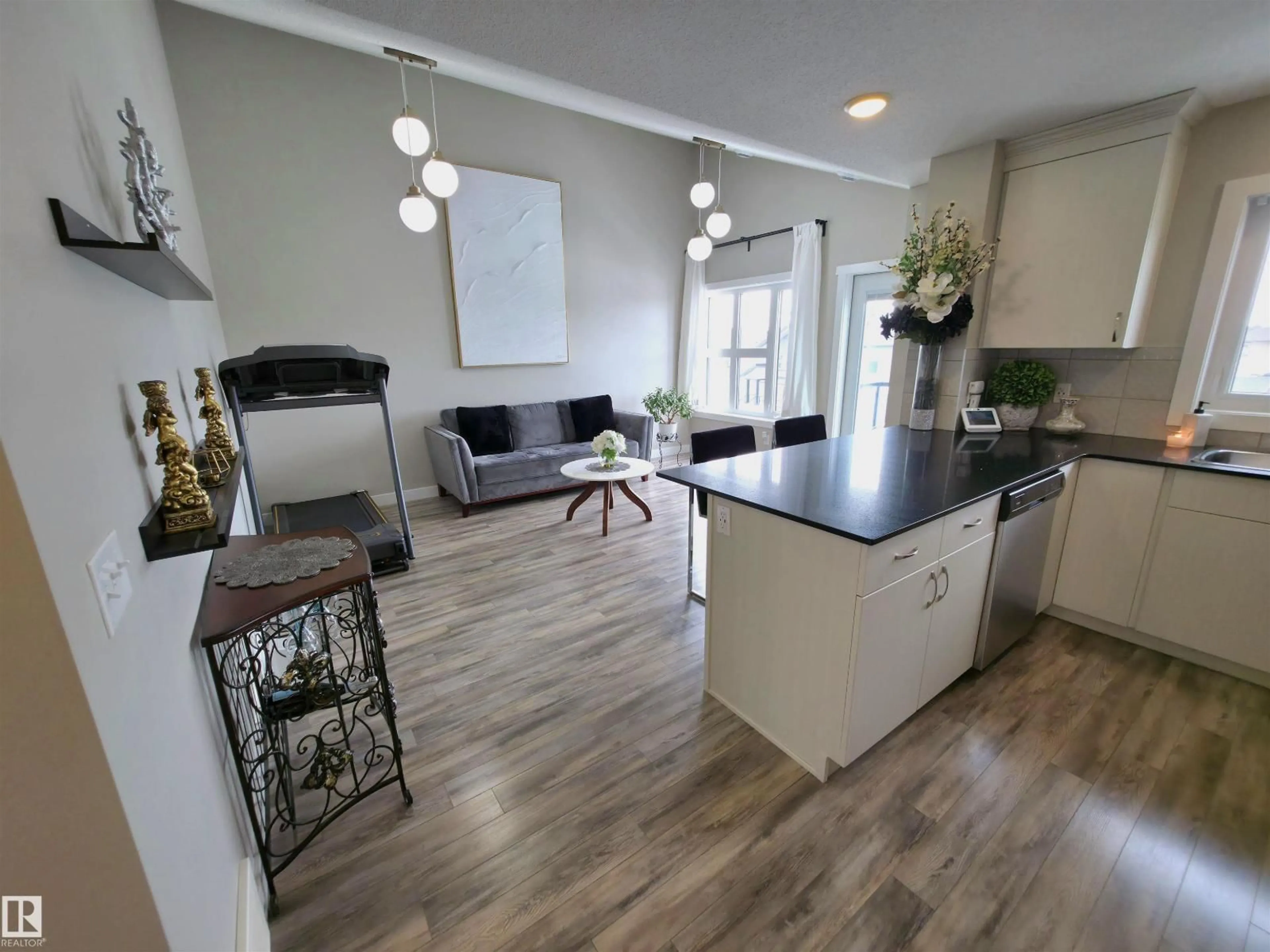 Open concept kitchen, unknown for #11 - 1203 163 ST, Edmonton Alberta T6W3X1
