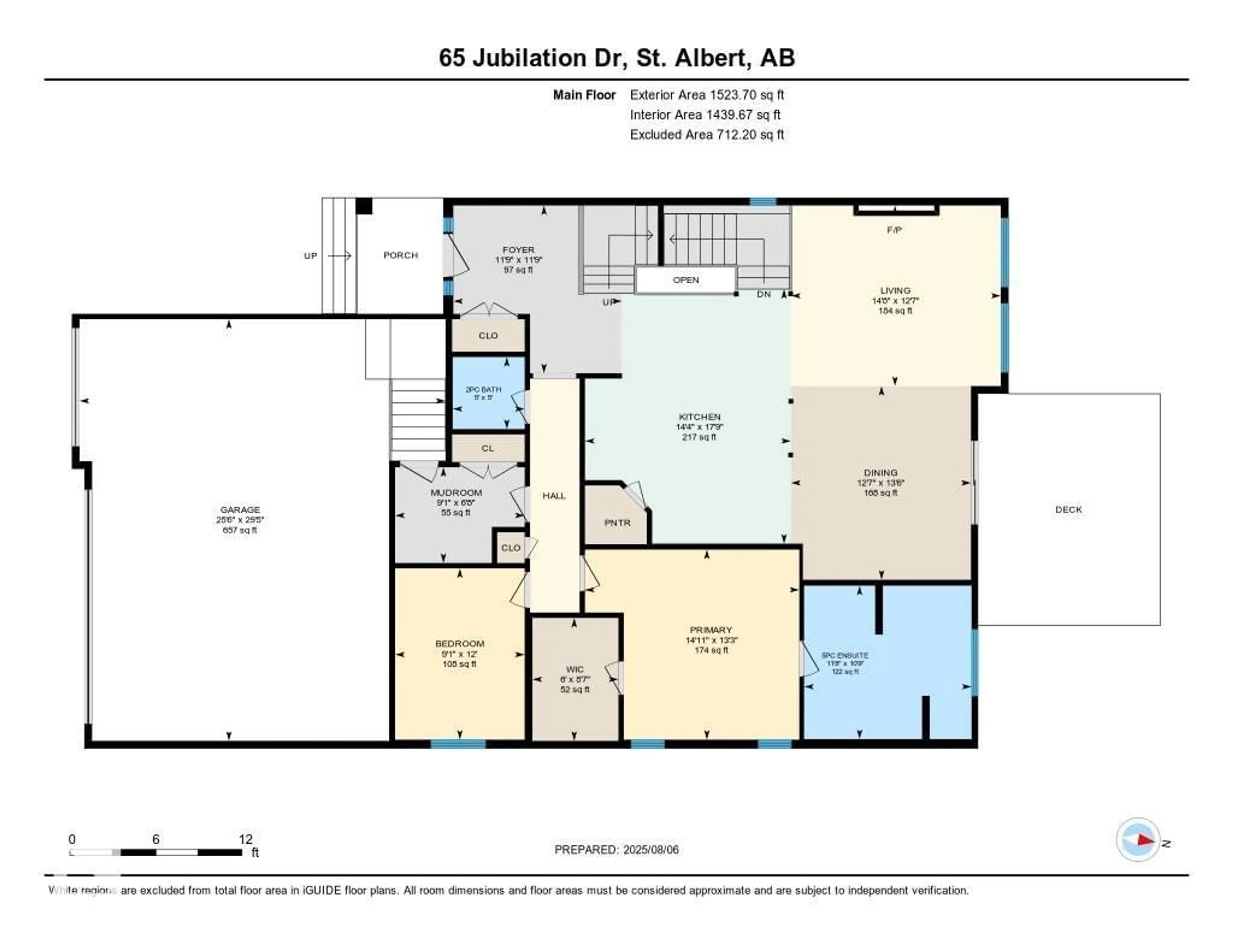 Floor plan for 65 JUBILATION DR, St. Albert Alberta T8N7W7