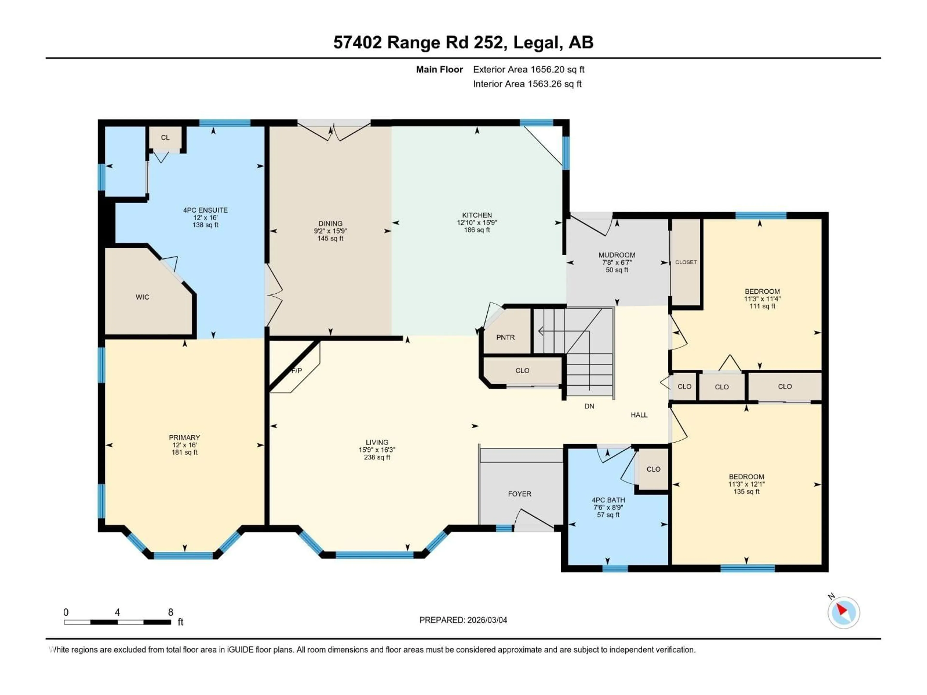 Floor plan for 57420 RGE ROAD 252, Rural Sturgeon County Alberta T0G1L1