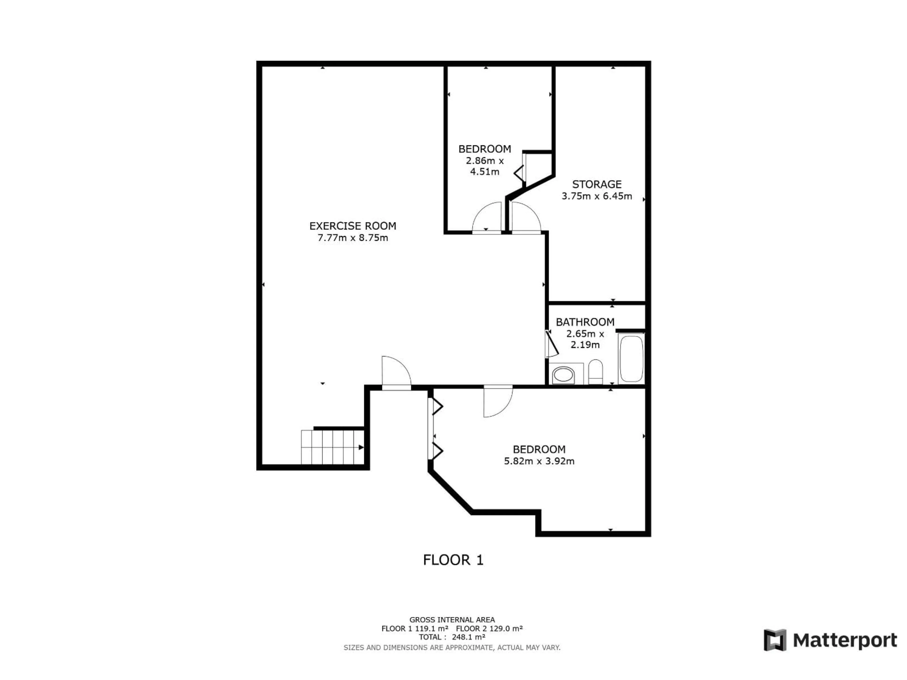 Floor plan for 208 RAVINE VI, Leduc Alberta T9E8B9