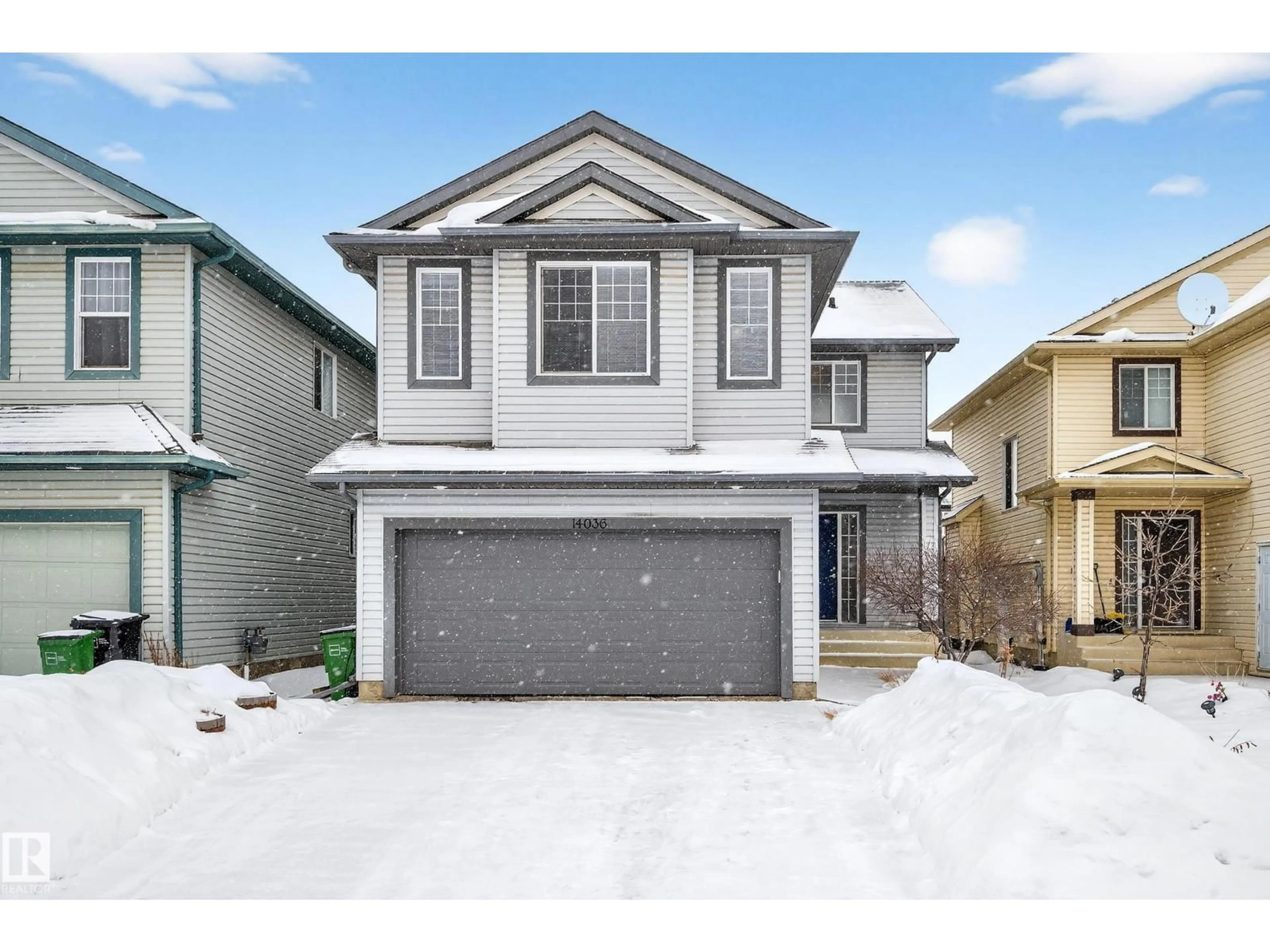 Home with vinyl exterior material, street for 14036 145 AVENUE NW, Edmonton Alberta T6V1Y2