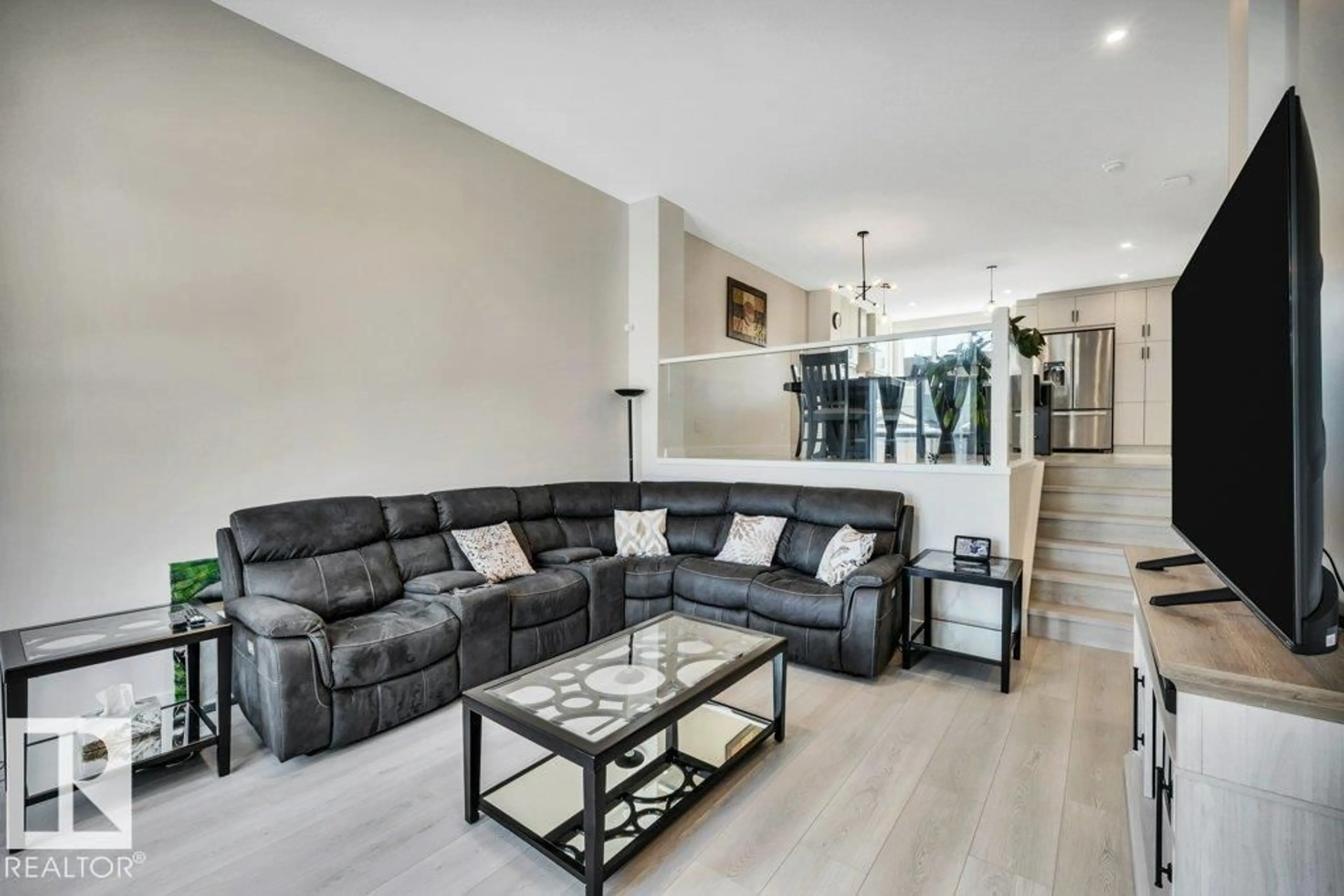 Living room with furniture, unknown for 54 NETTLE CR, St. Albert Alberta T8N7Z8