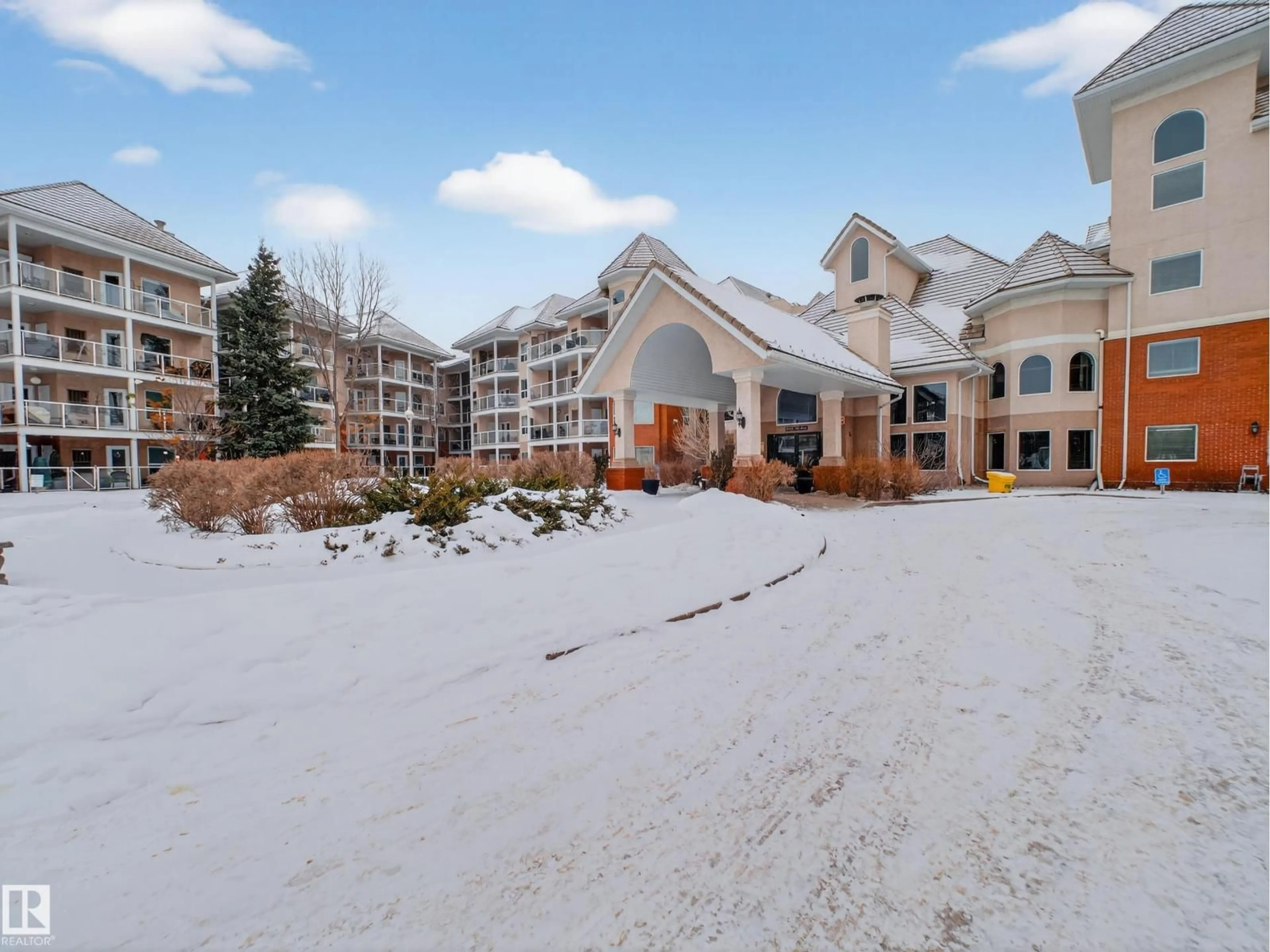 Patio, mountain view for 302 - 9008 99 AV, Edmonton Alberta T5H4M6