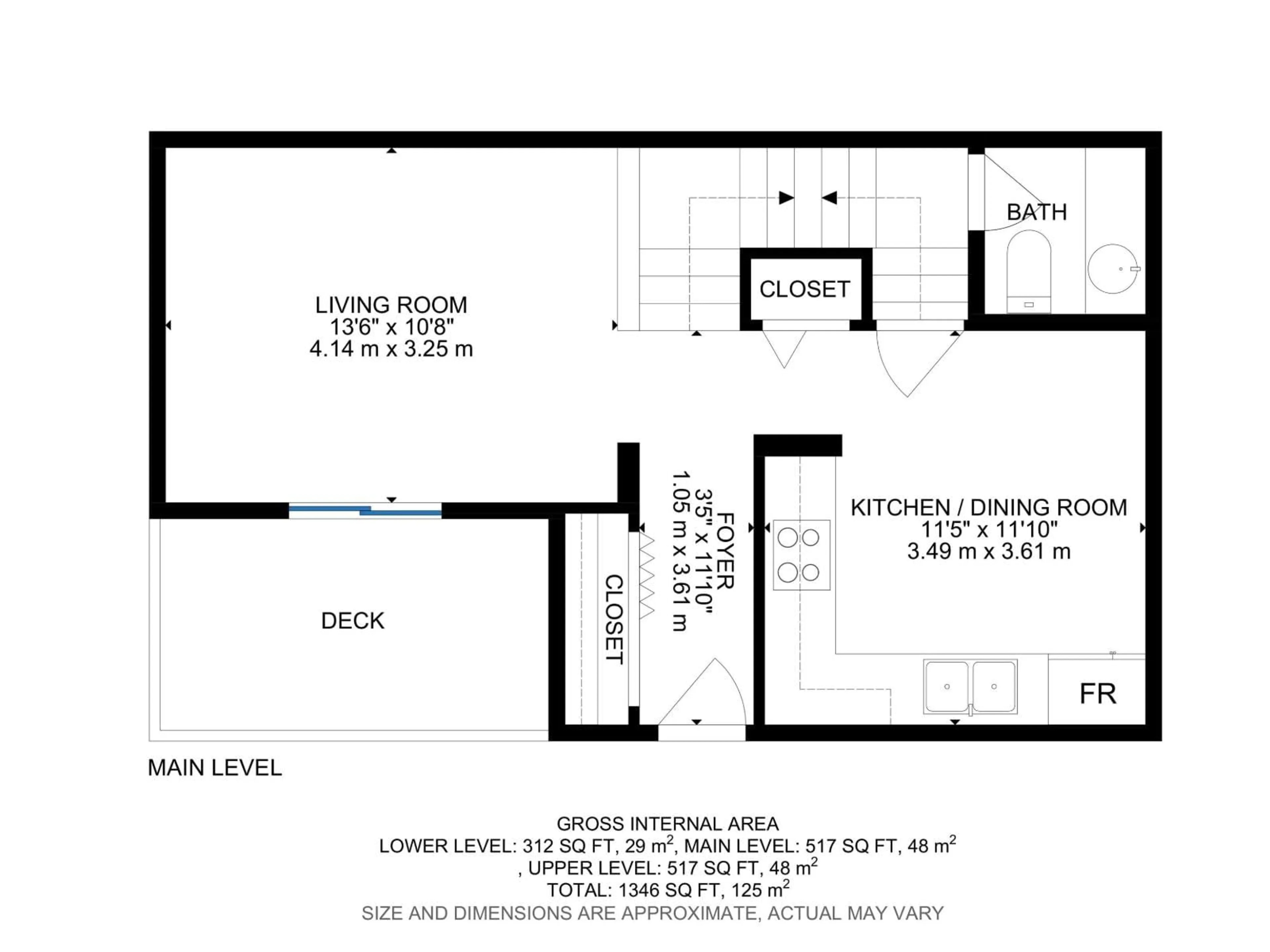 Floor plan for 8149 27 AV, Edmonton Alberta T6K2Y5