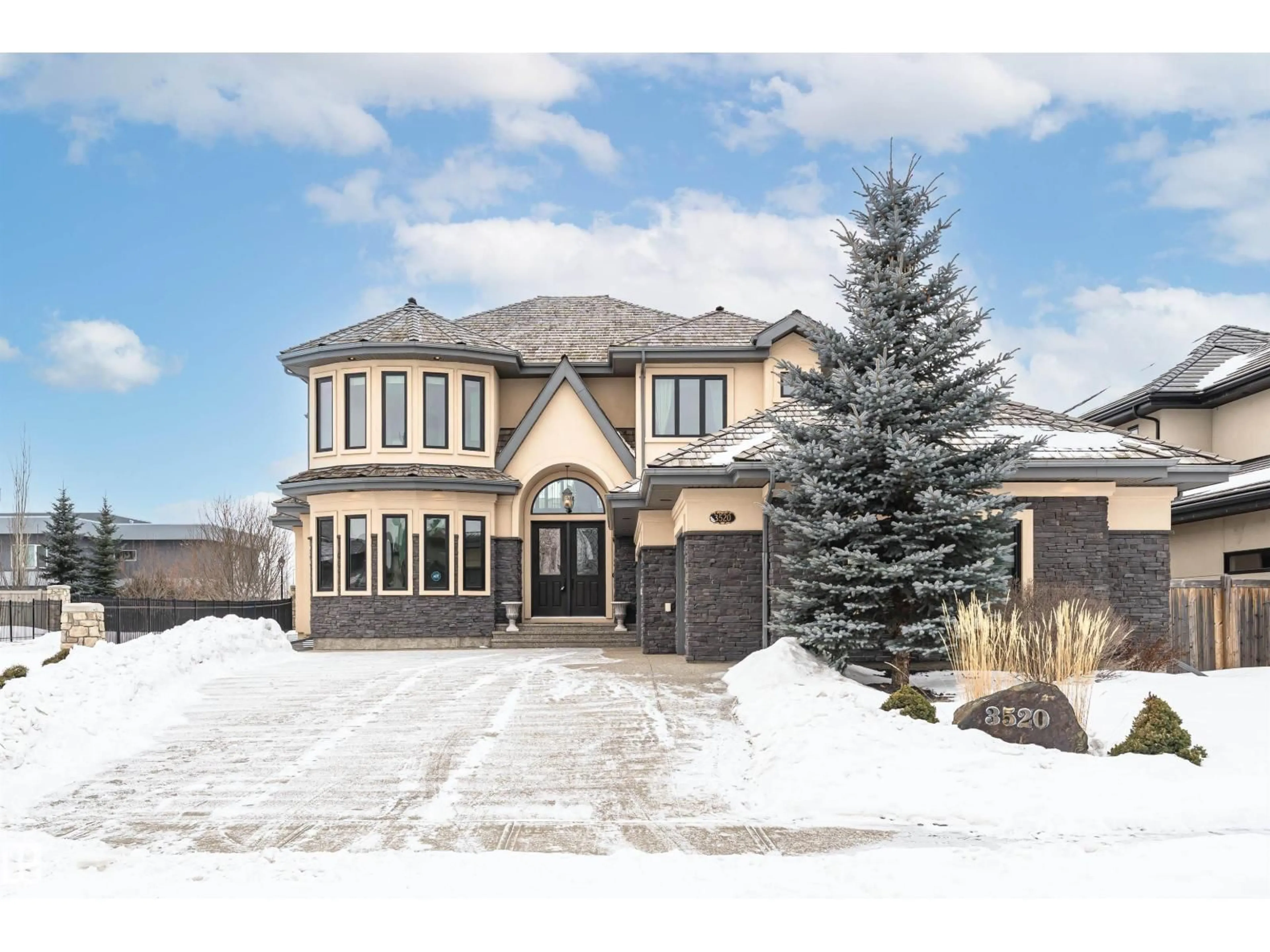 Home with brick exterior material, street for 3520 WATSON PT, Edmonton Alberta T6W2L2