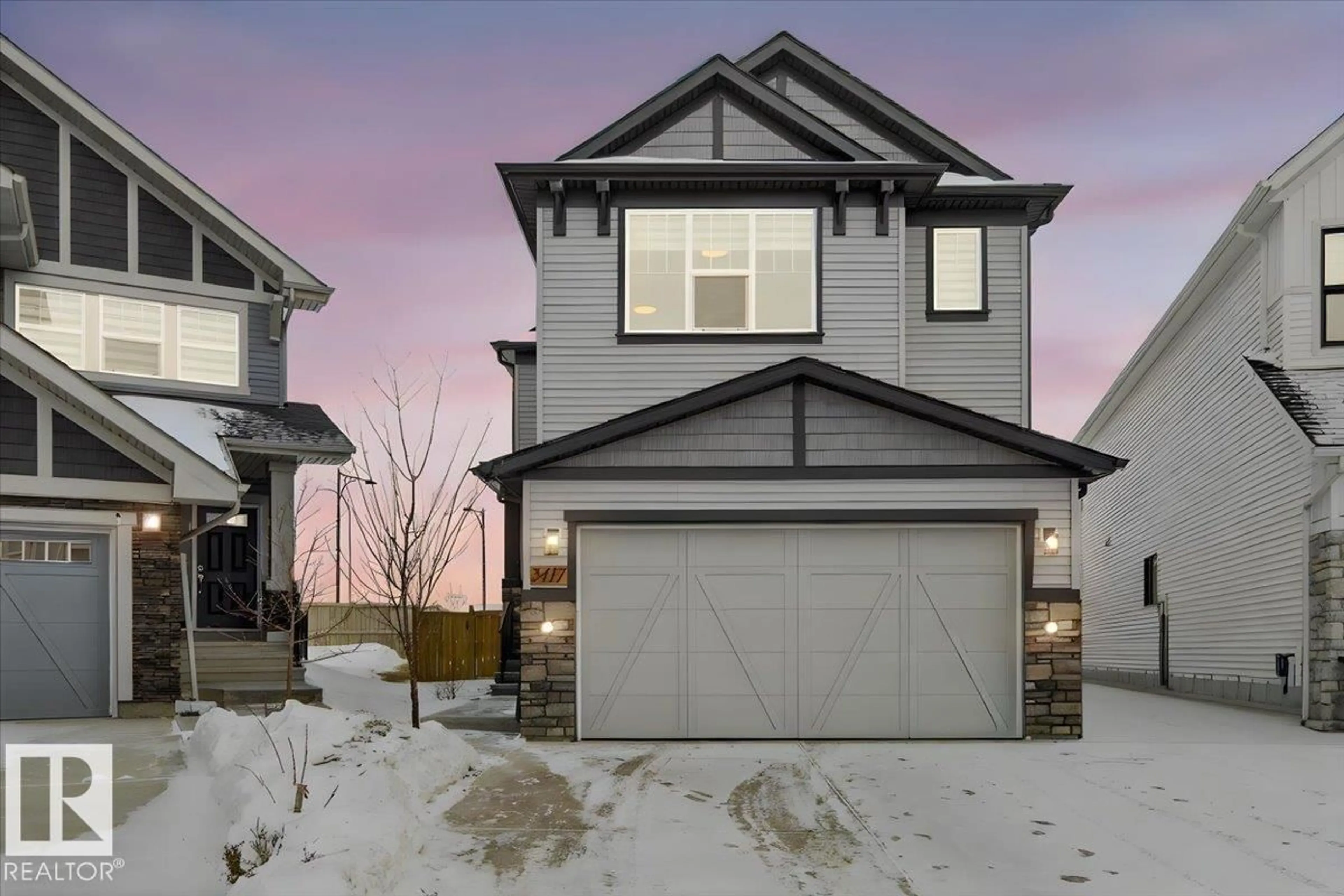 Home with vinyl exterior material, street for 3417 CRAIG LANDING LD, Edmonton Alberta T6W5B3