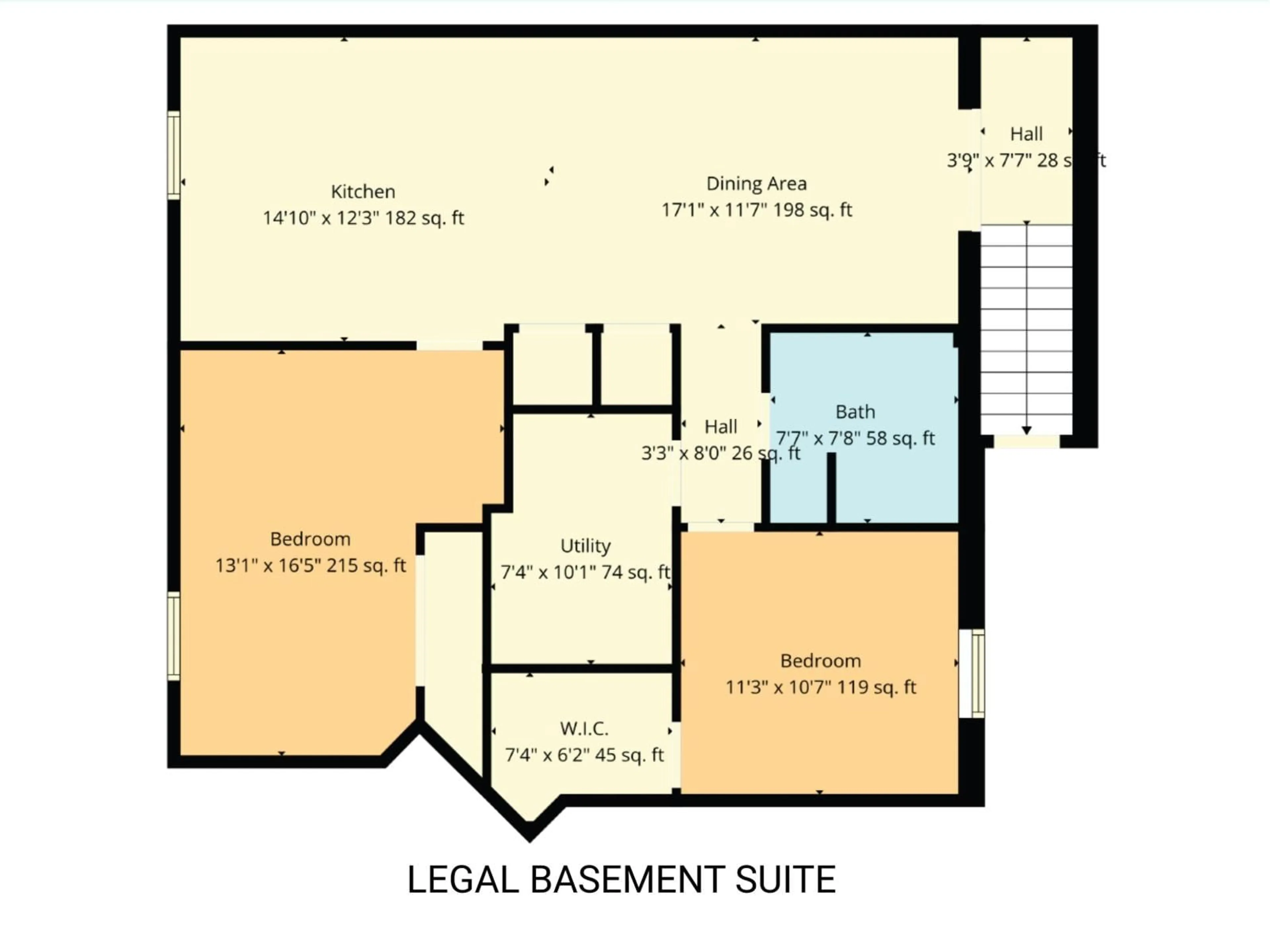 Floor plan for 13143 37 ST, Edmonton Alberta T5A4Y8