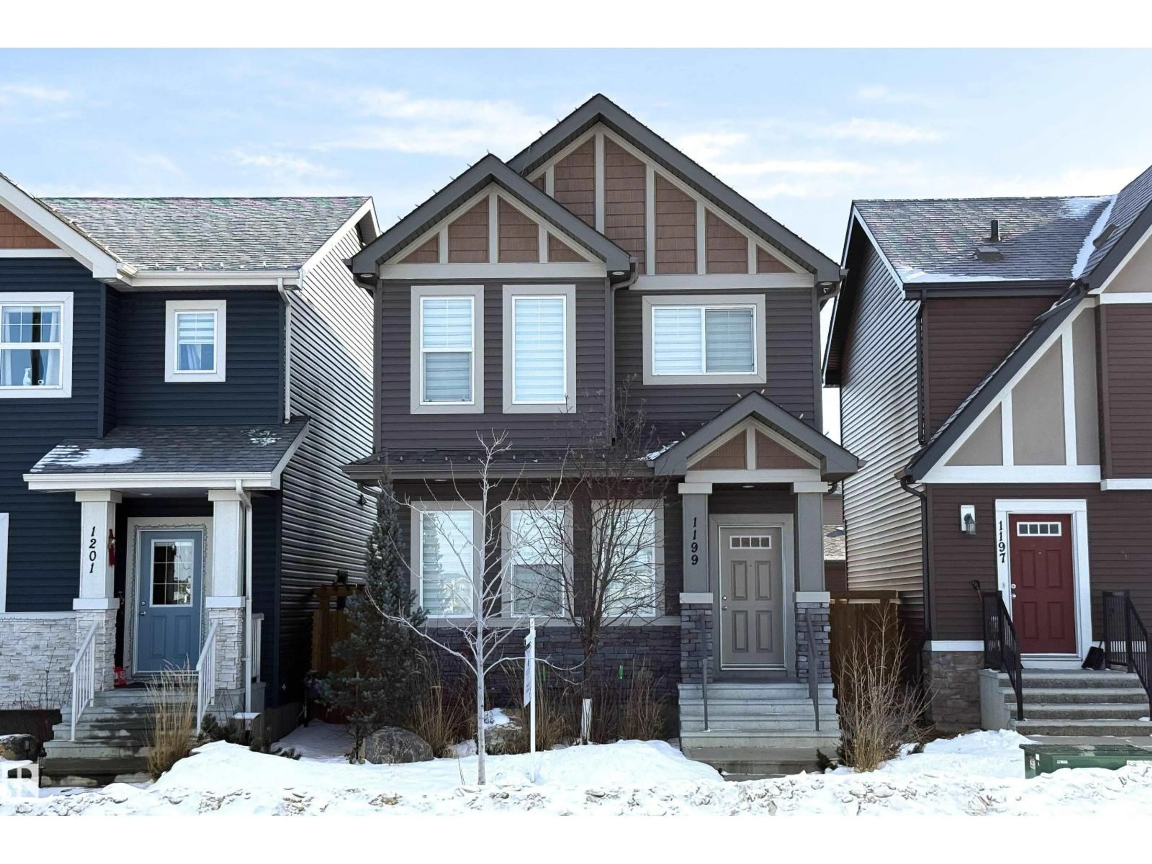 Home with vinyl exterior material, street for 1199 WATT DR, Edmonton Alberta T6X2P1