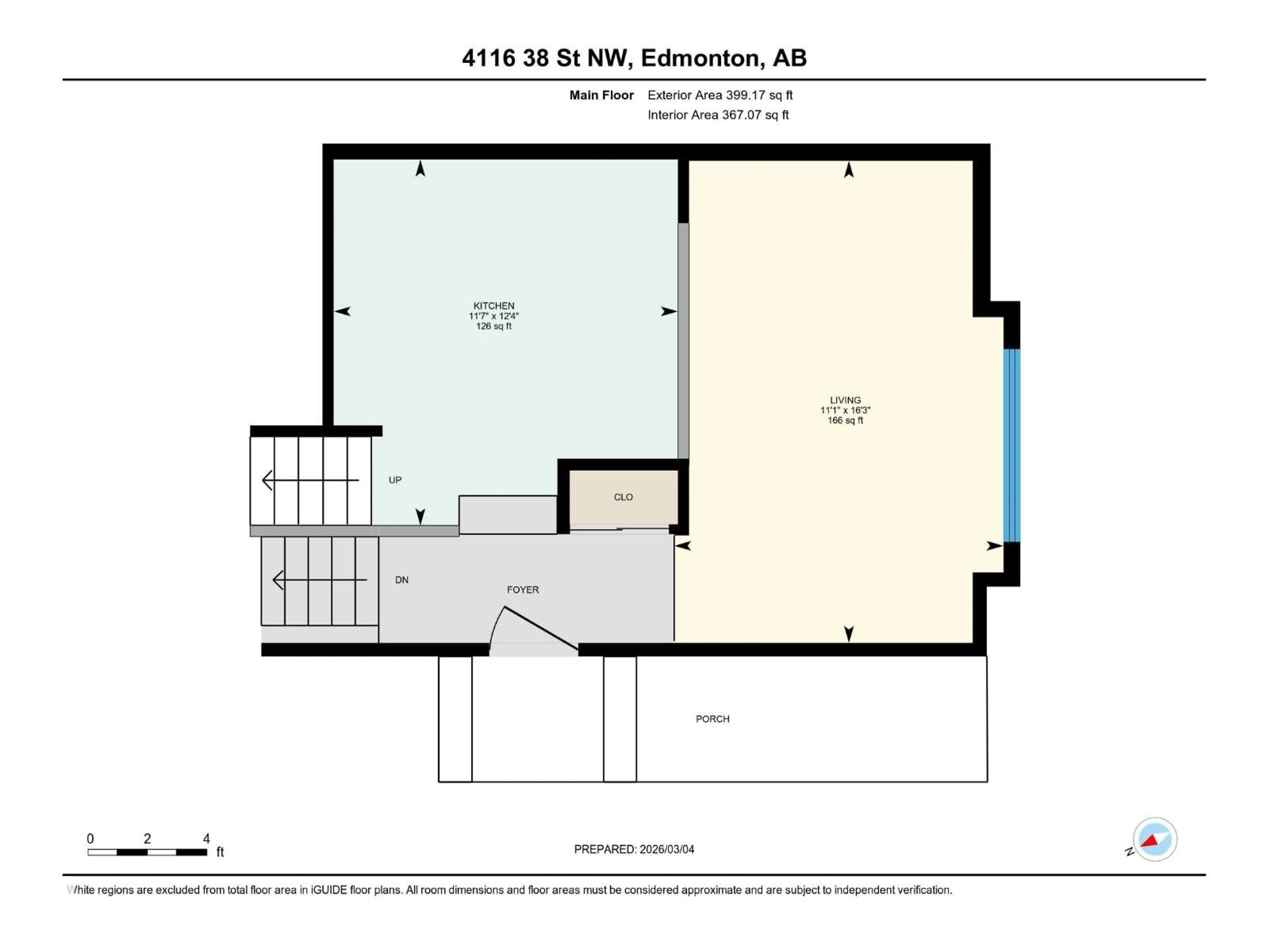 Floor plan for NW - 4116 38 ST, Edmonton Alberta T6L5E4