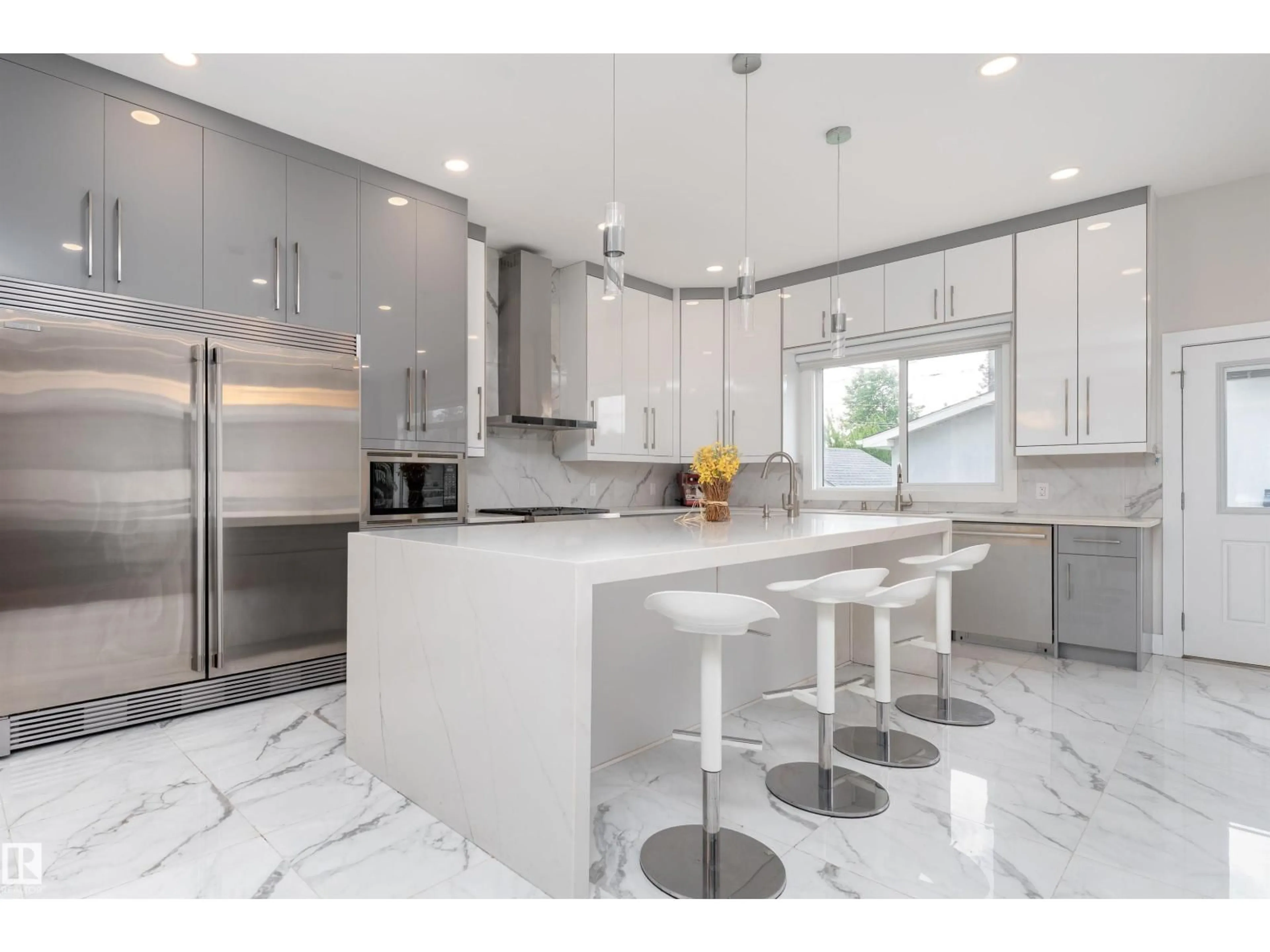 Contemporary kitchen, ceramic/tile floor for 7306 106 ST, Edmonton Alberta T6E4V8