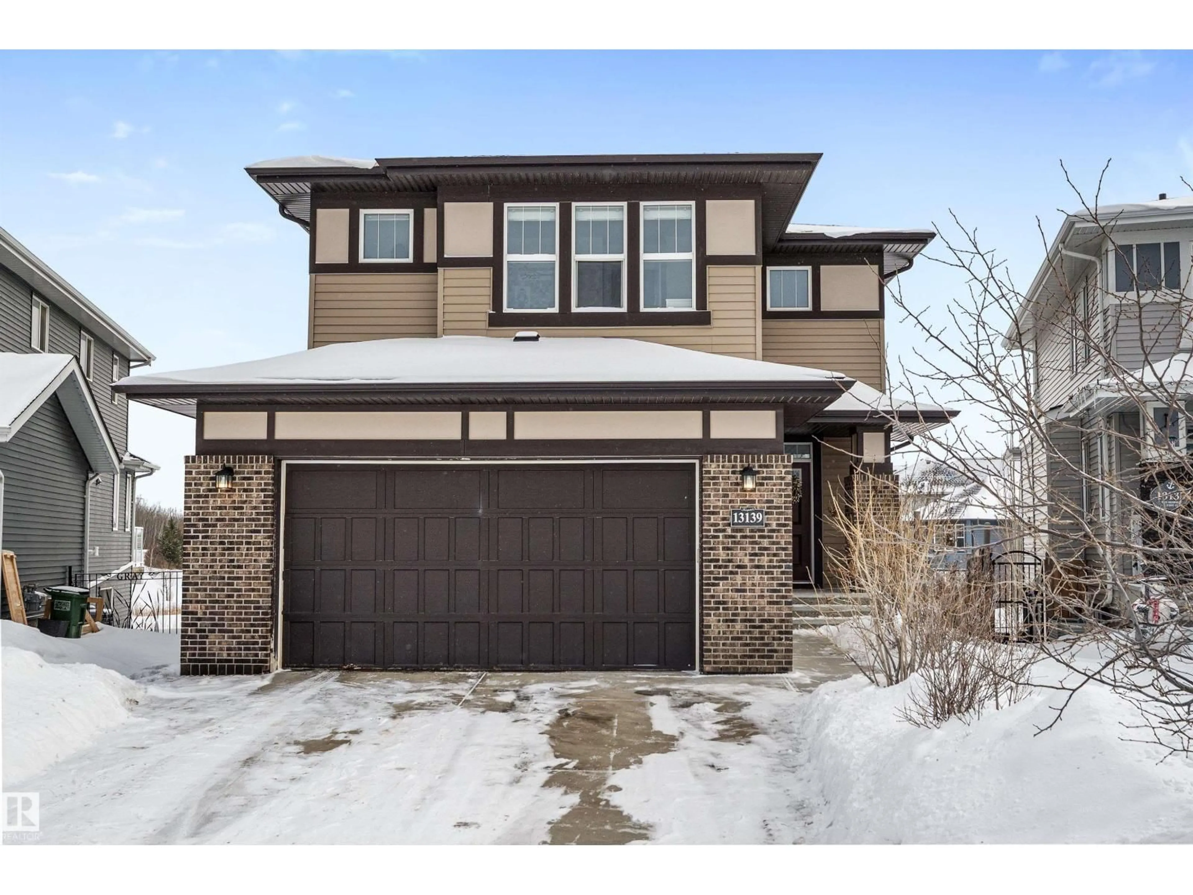 Home with brick exterior material, street for 13139 208 ST, Edmonton Alberta T5S0L5