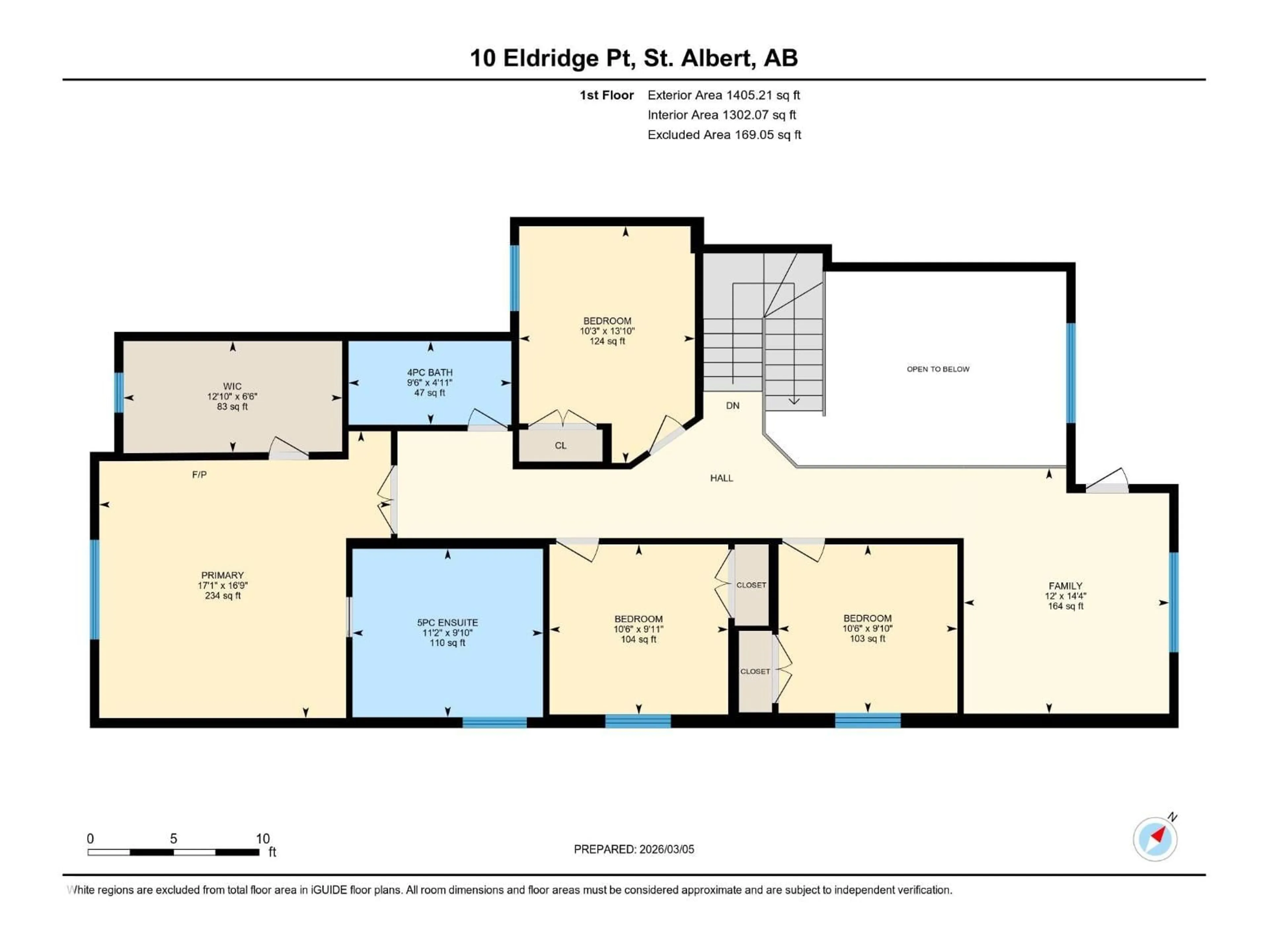 Floor plan for 10 ELDRIDGE PT, St. Albert Alberta T8N8C3