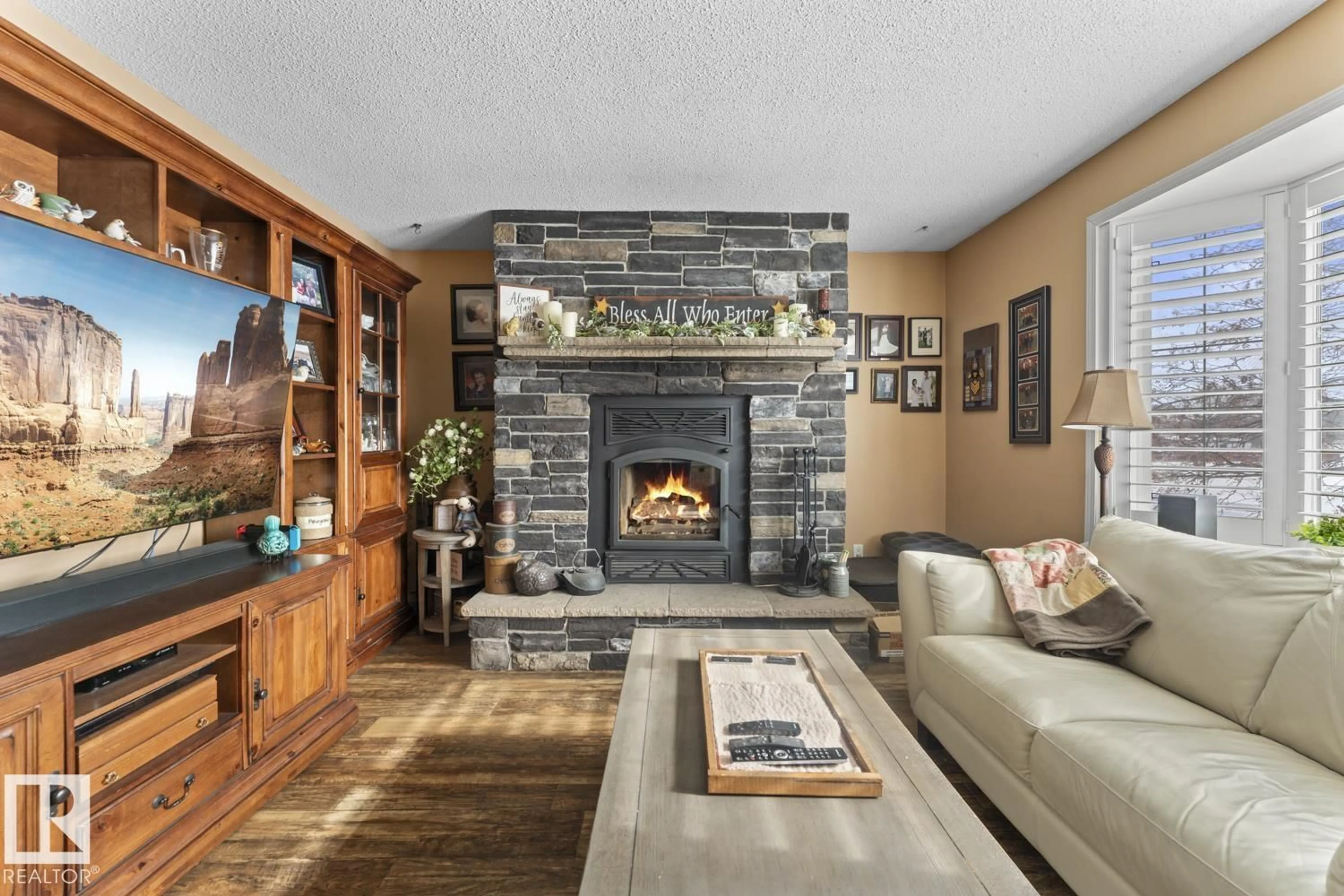 Living room with furniture, unknown for 4712 49 AV, Cold Lake Alberta T9M1Y3