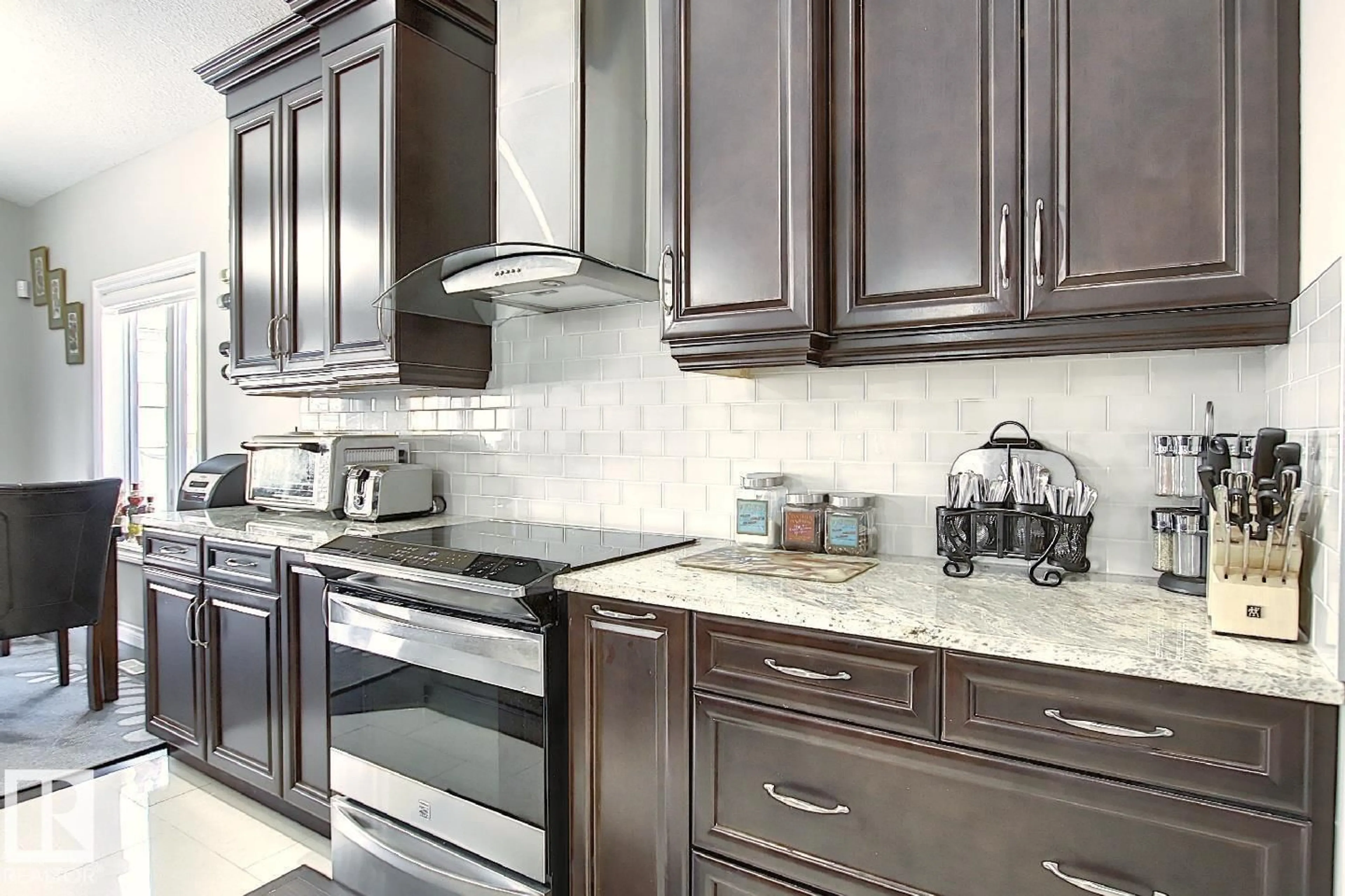 Contemporary kitchen, ceramic/tile floor for 13020 164 AV, Edmonton Alberta T6V0E7