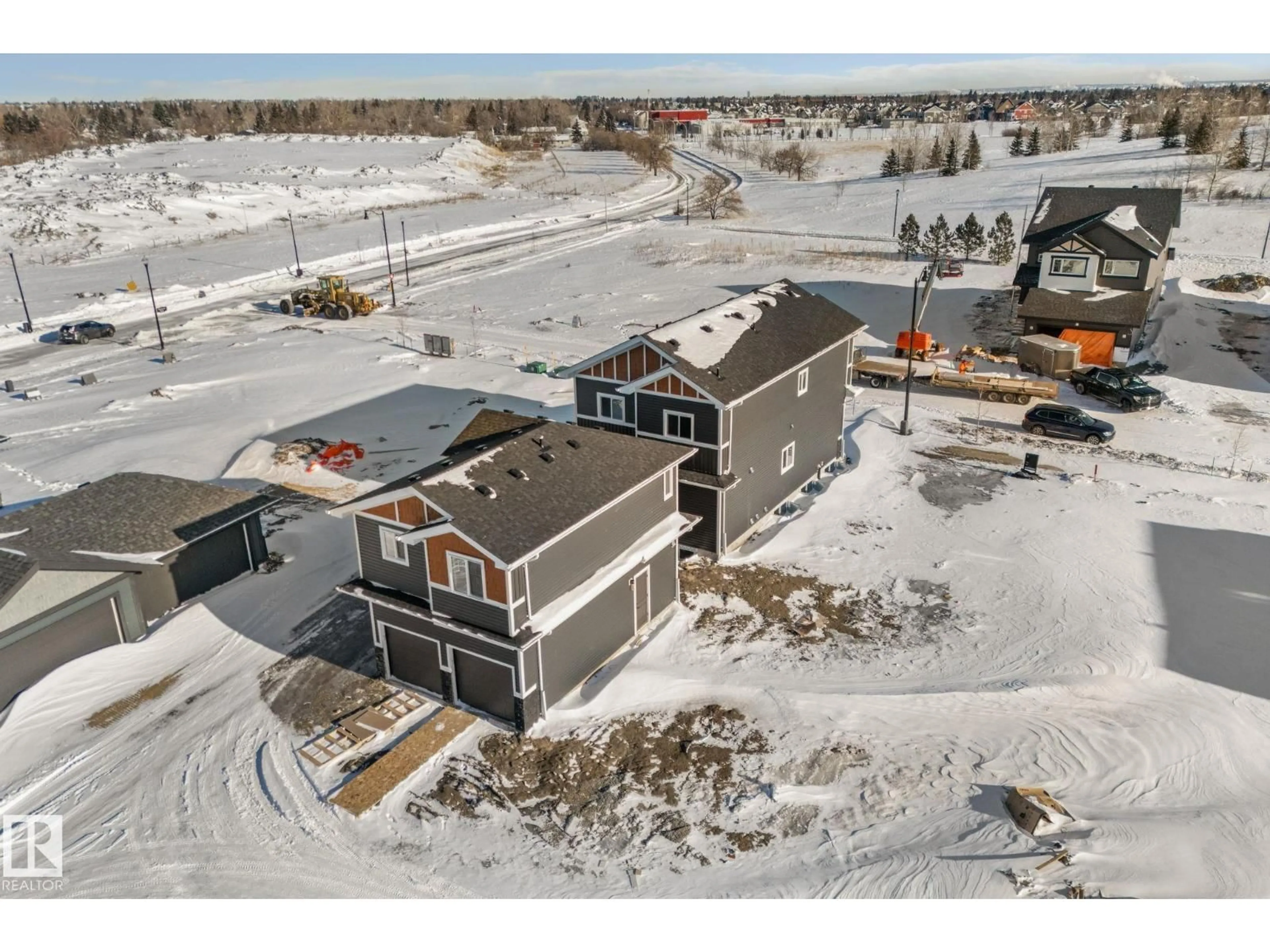 A pic from outside/outdoor area/front of a property/back of a property/a pic from drone, building for 3212 DALLAS SCHMIDT DR, Edmonton Alberta T5E7A8
