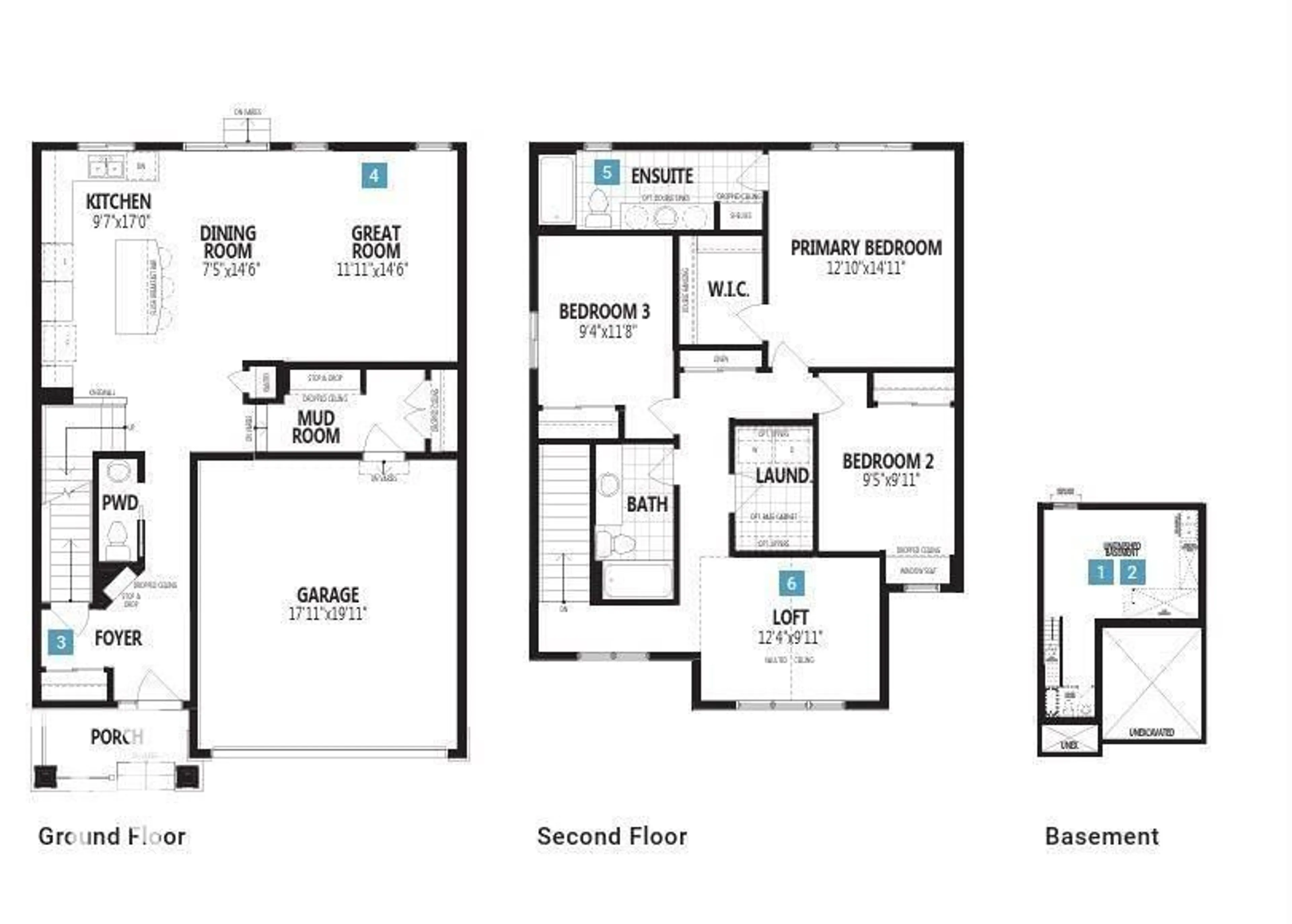 Floor plan for 1026 CORNERSTONE WY, Sherwood Park Alberta T8H3B4