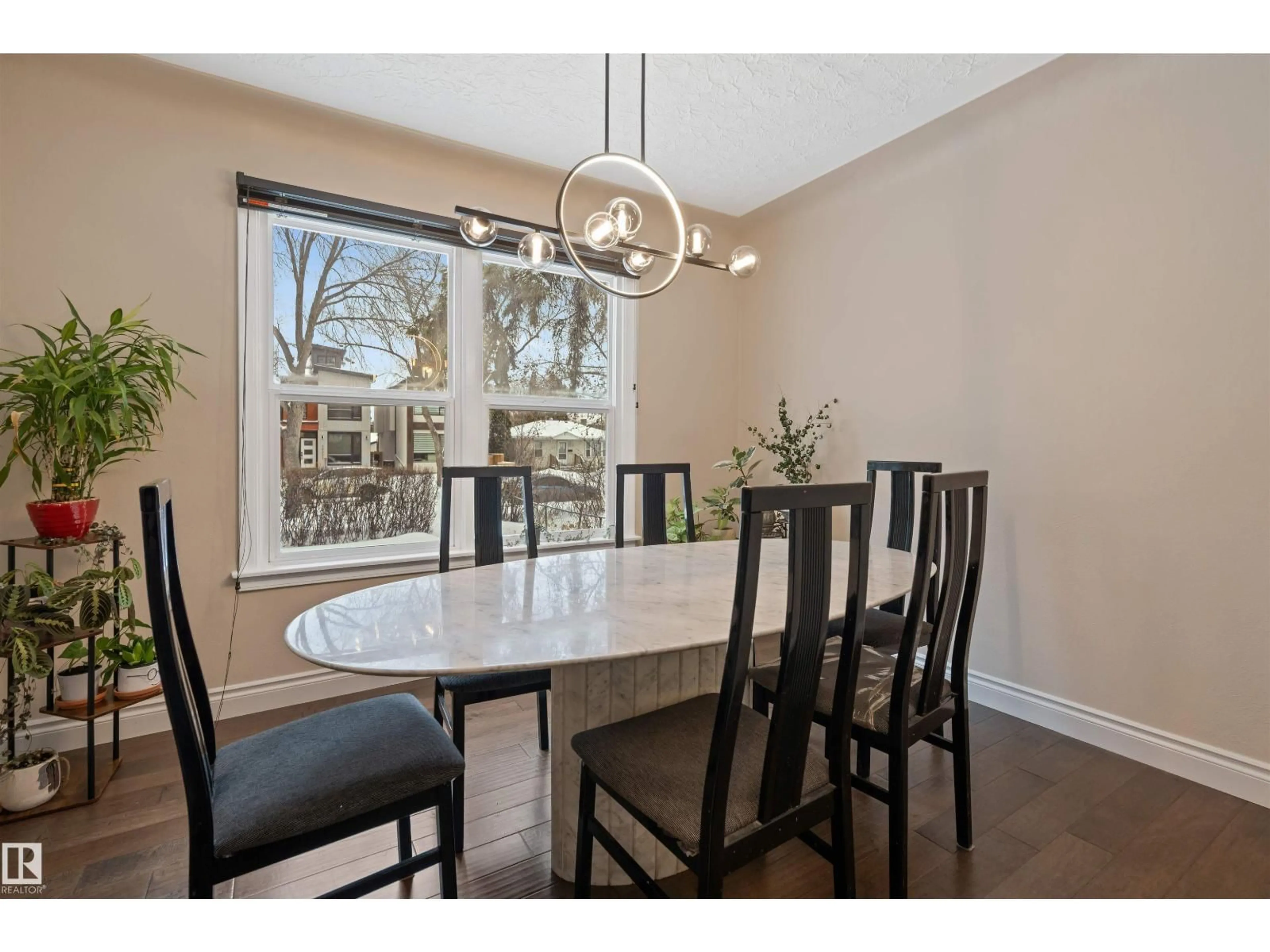 Dining room, wood/laminate floor for NW - 10466 148 ST, Edmonton Alberta T5N3G8