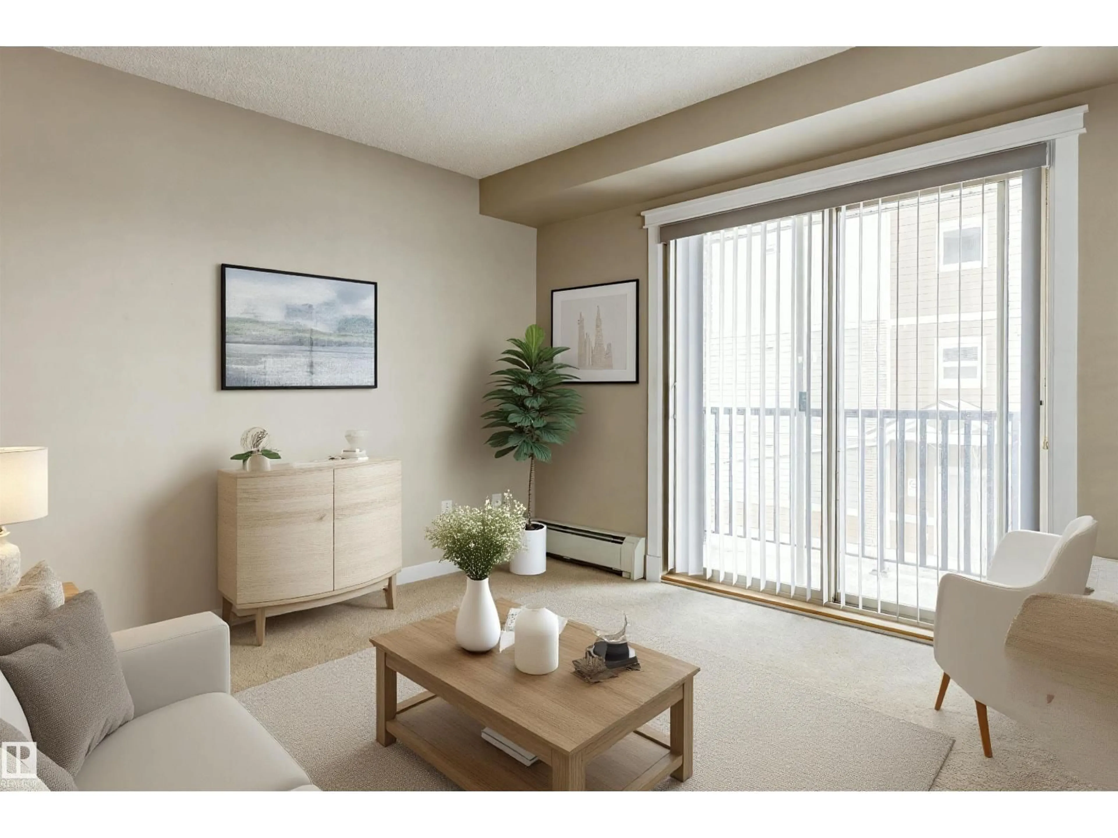 Living room with furniture, unknown for #204 - 3715 WHITELAW LN, Edmonton Alberta T6W2C3