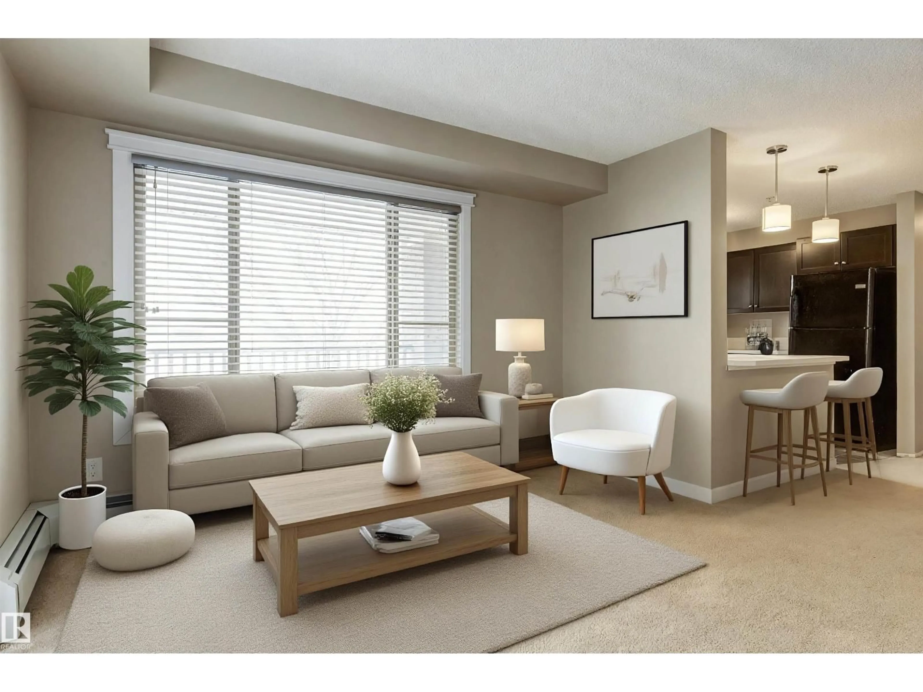 Living room with furniture, unknown for #204 - 3715 WHITELAW LN, Edmonton Alberta T6W2C3