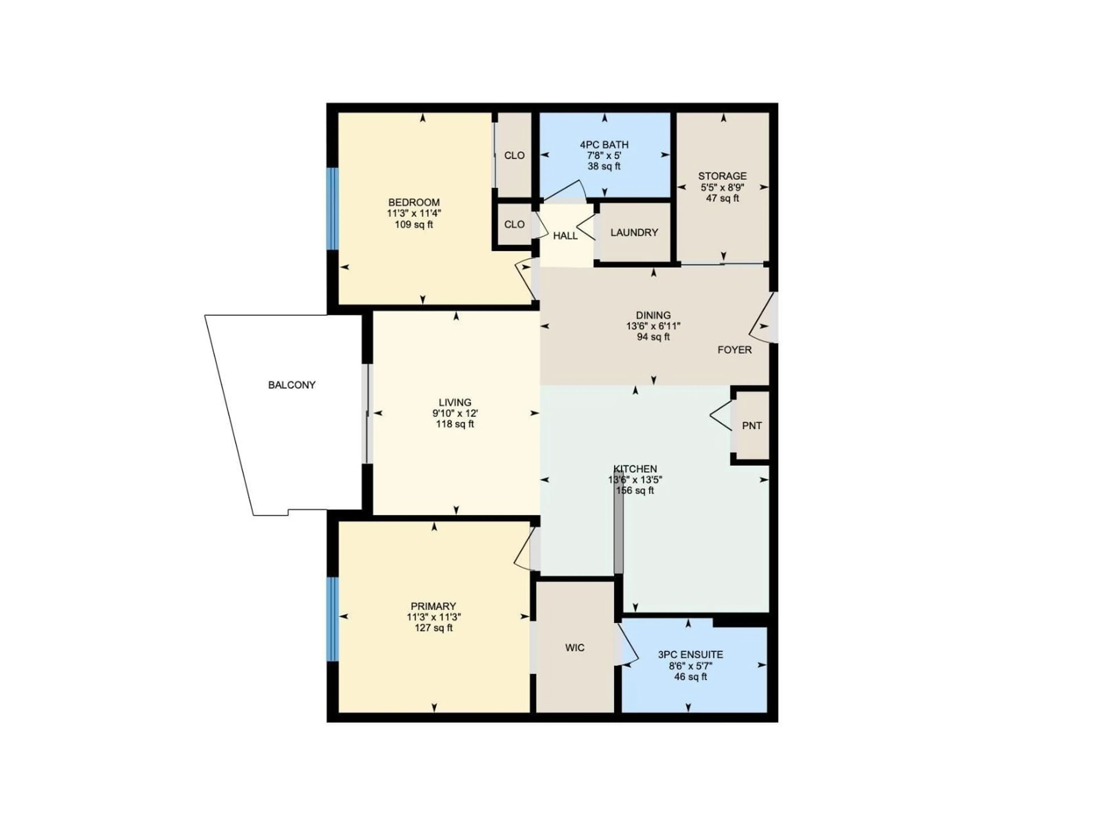 Floor plan for 304 - 105 AMBLESIDE LINK, Edmonton Alberta T6W0V2