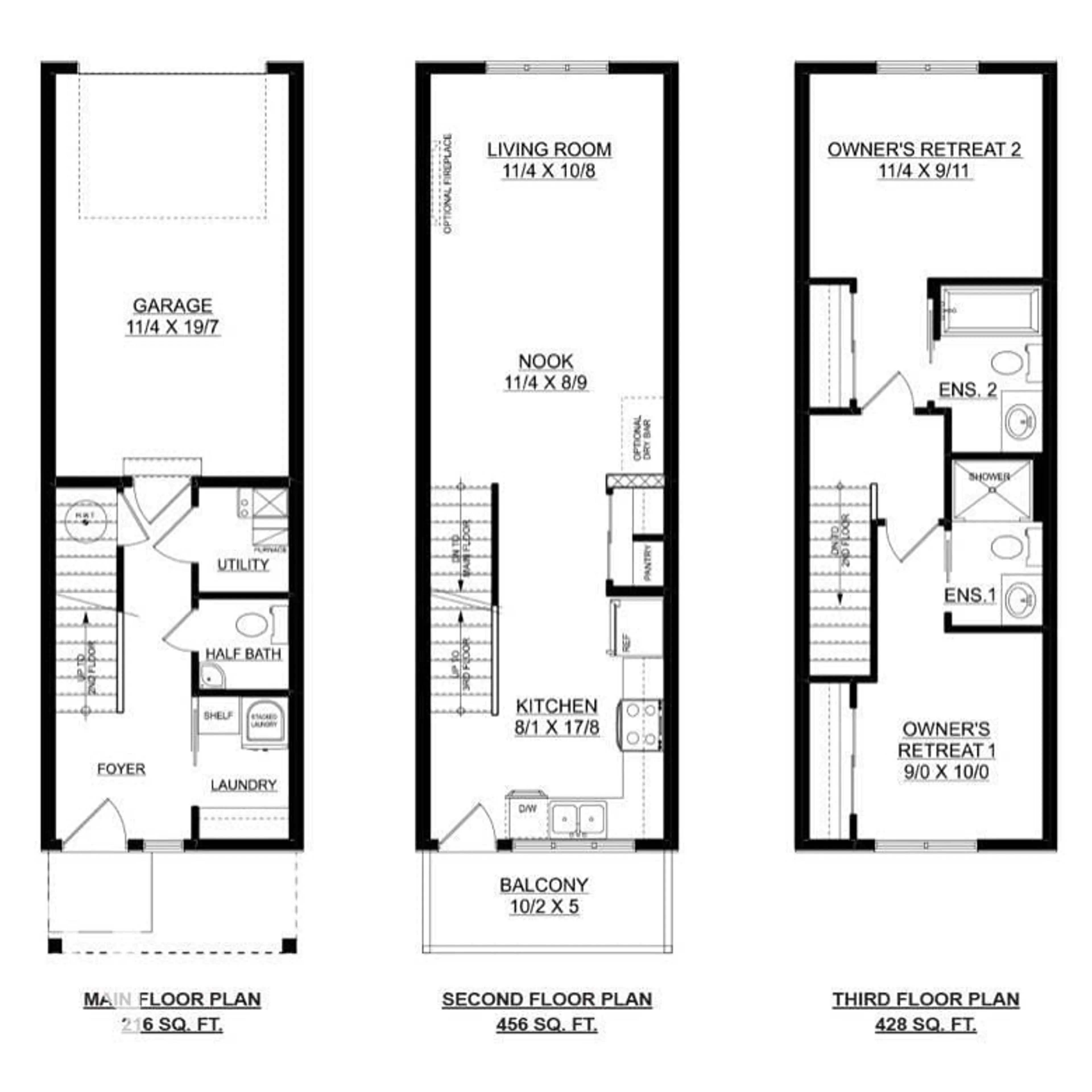 Floor plan for 75 - 1203 163 ST, Edmonton Alberta T6W3X1