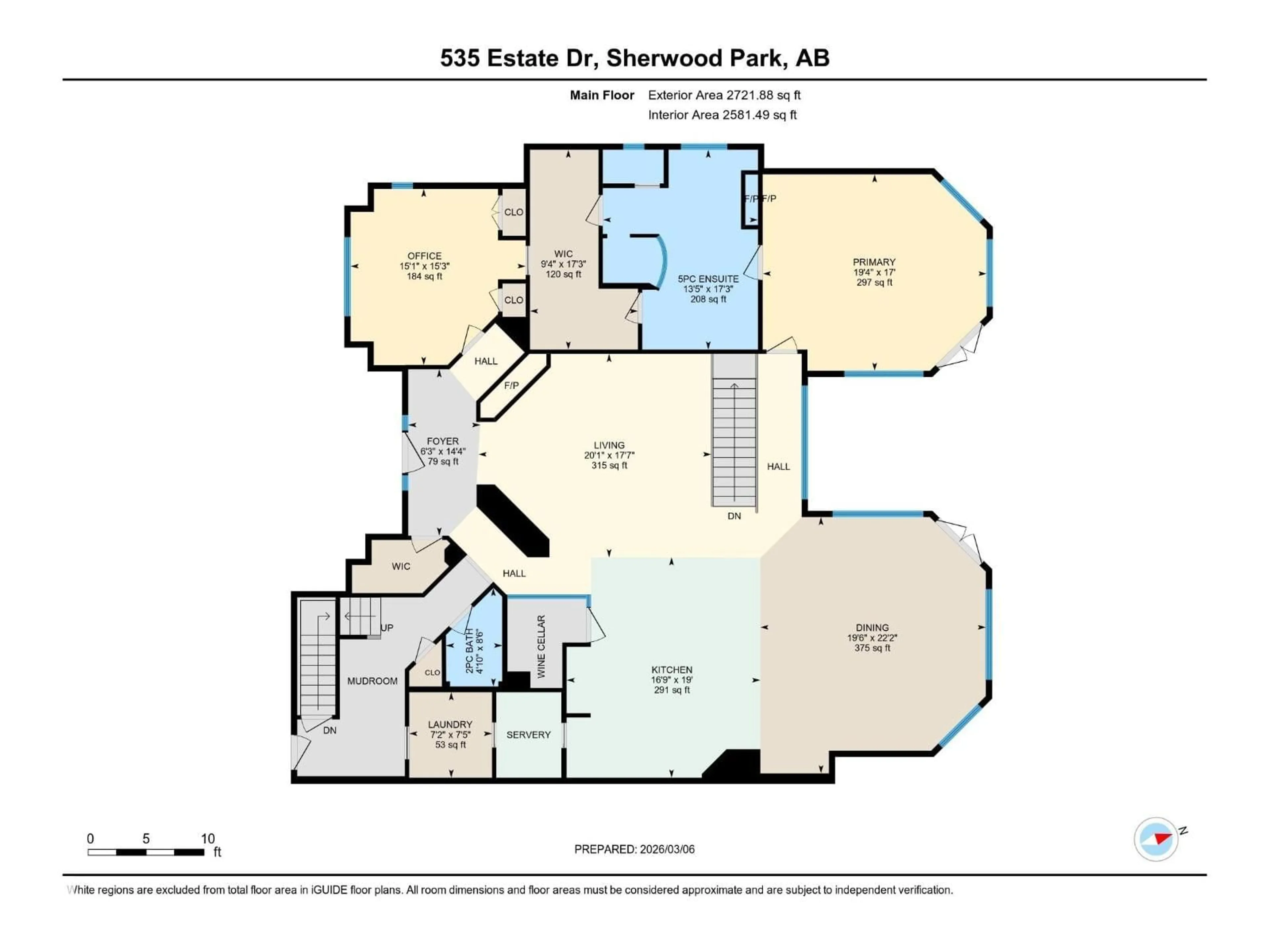 Floor plan for 525 ESTATE DR, Sherwood Park Alberta T8B1M2