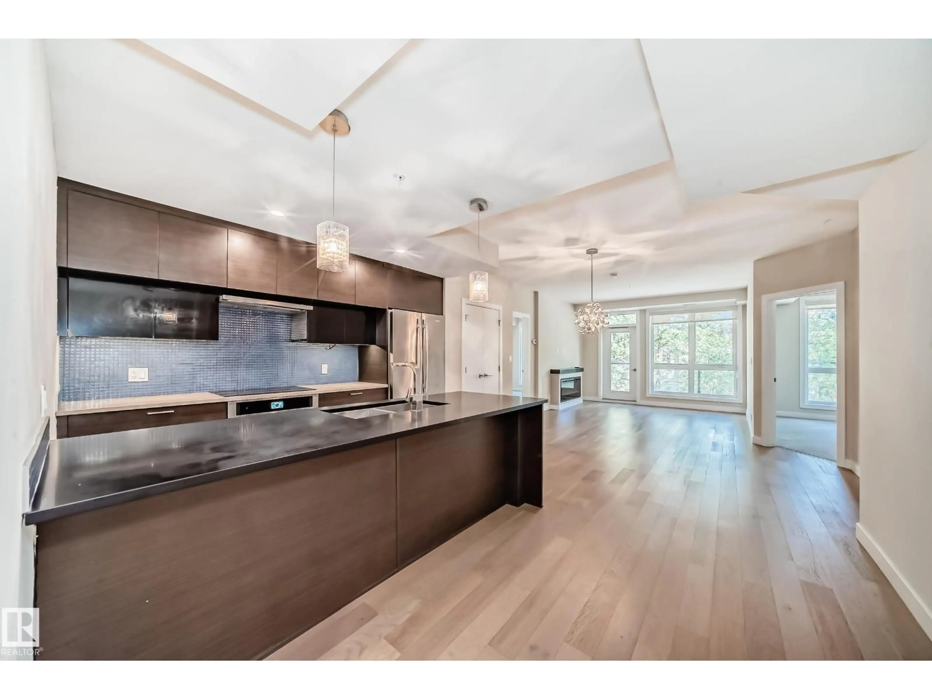 Open concept kitchen, unknown for 205 - 11710 87 AV, Edmonton Alberta T6G0Y3