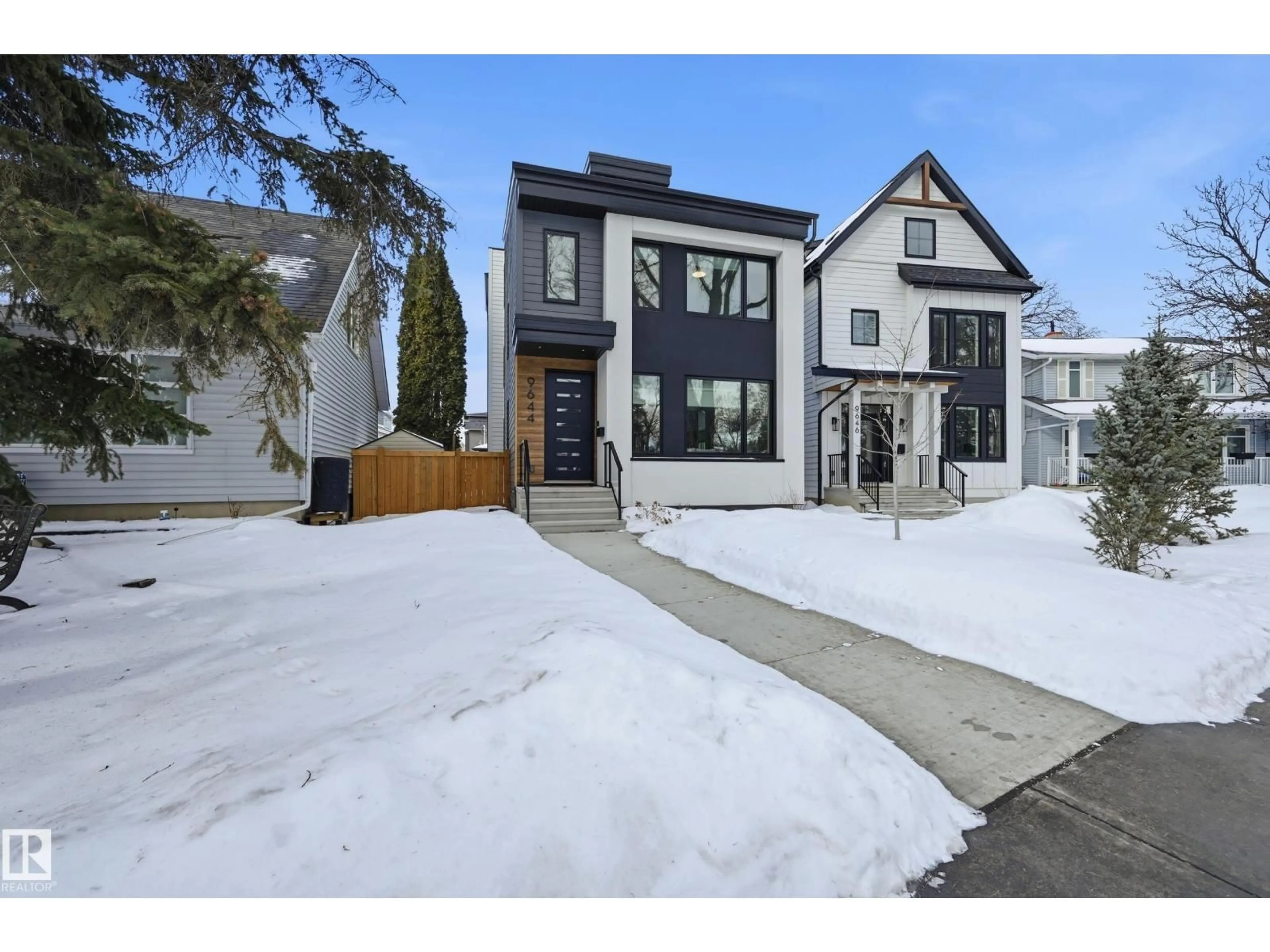 Home with brick exterior material, street for 9644 83 ST, Edmonton Alberta T6C3A2