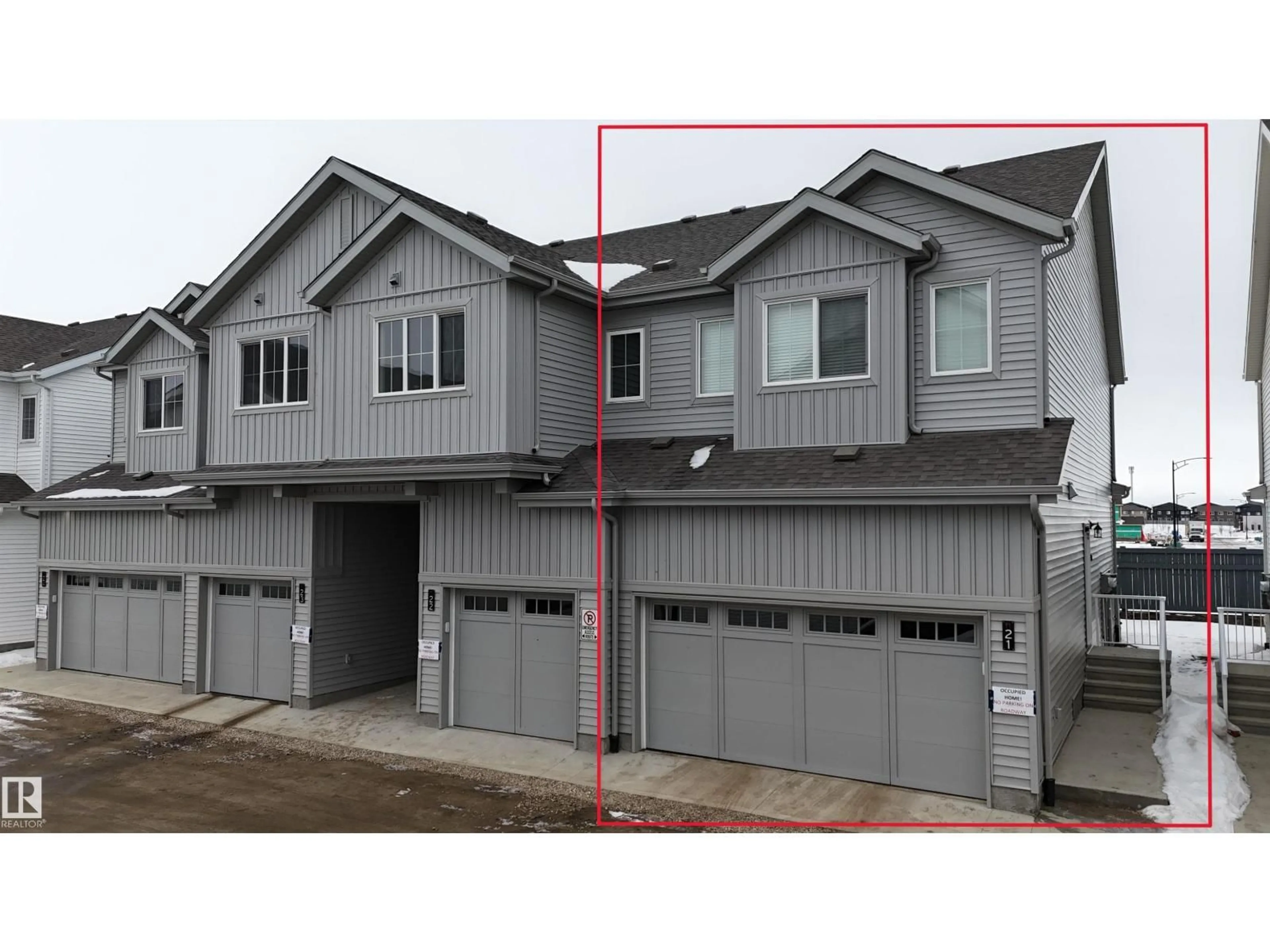 Home with vinyl exterior material, building for #21 - 7110 KESWICK CM, Edmonton Alberta T6W5P7