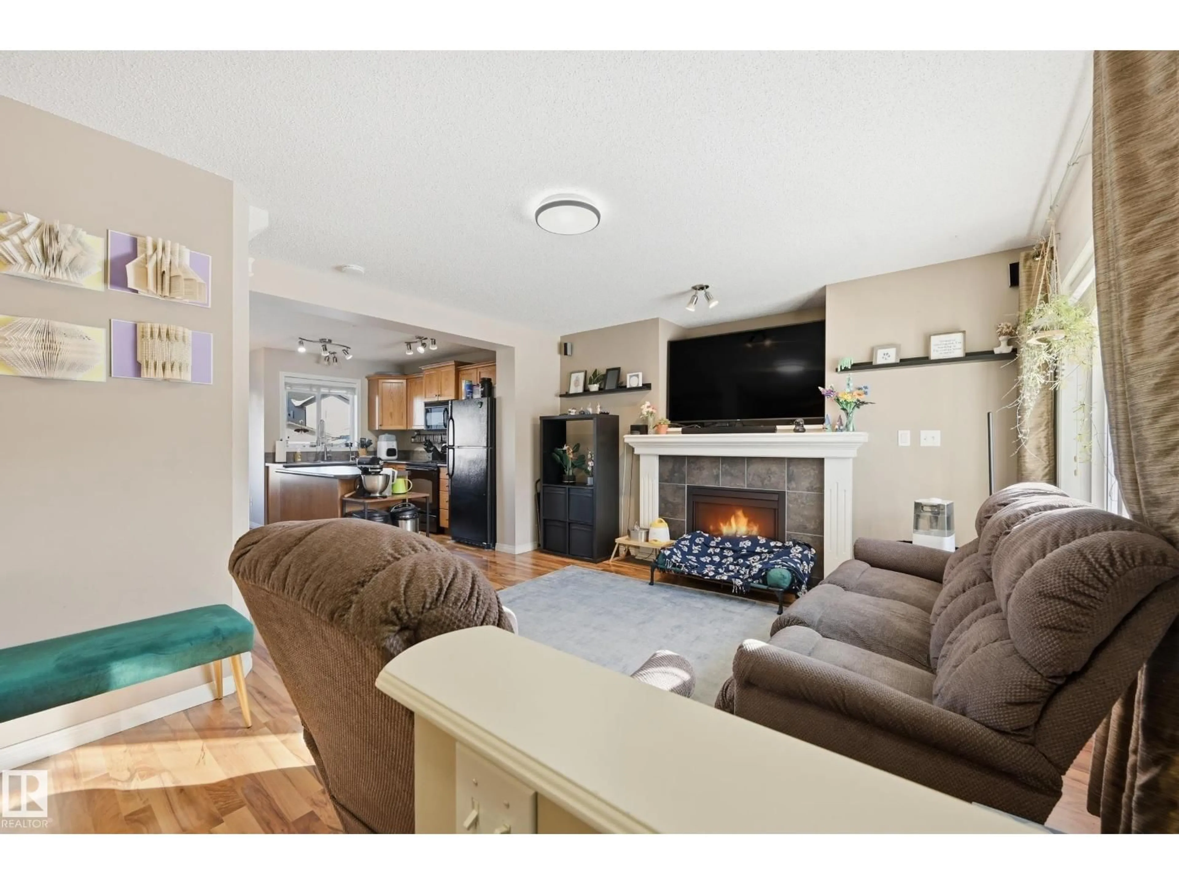 Living room with furniture, unknown for NW - 14855 140 ST, Edmonton Alberta T6V0A5