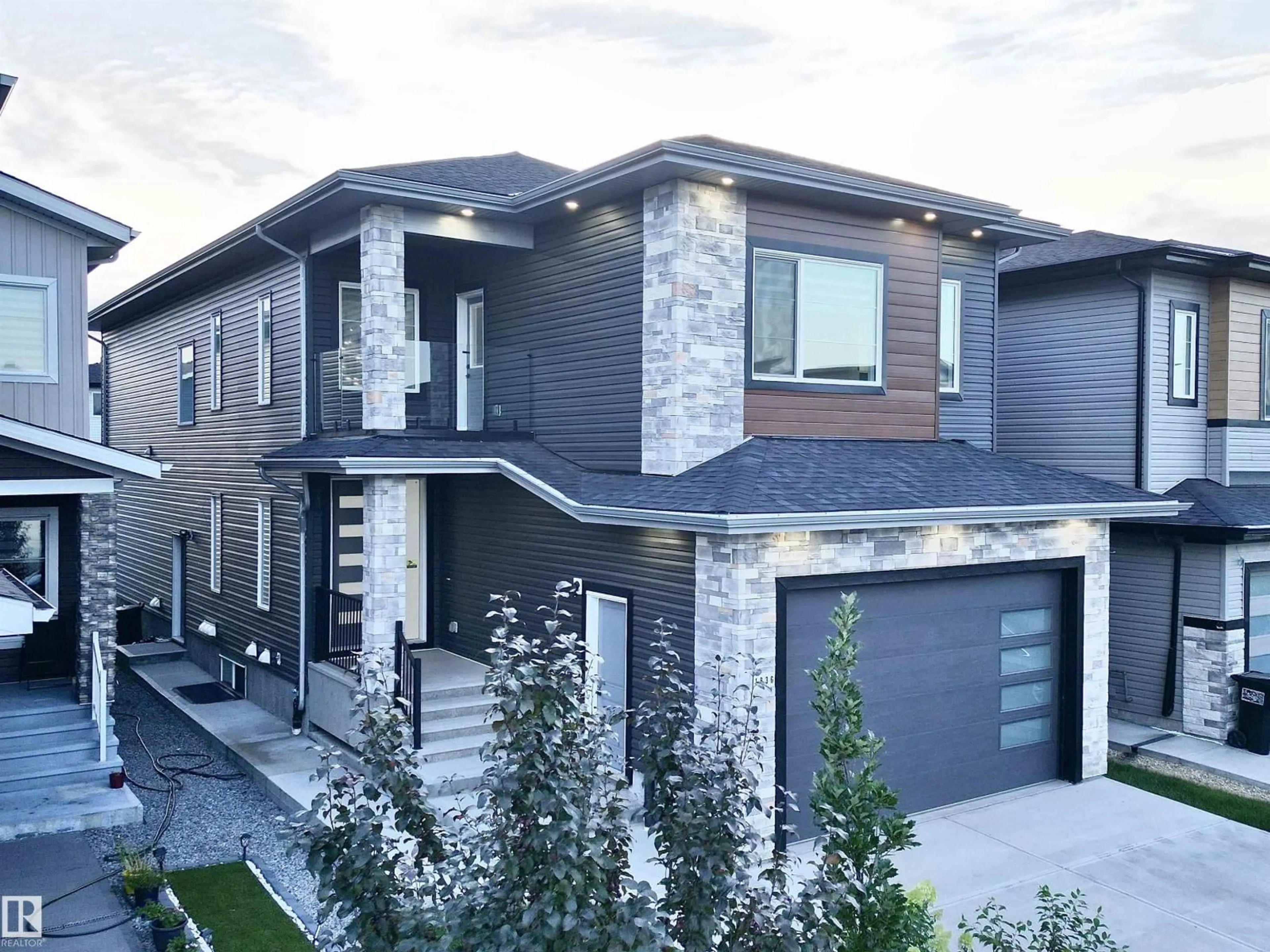 Home with brick exterior material, street for NW - 1836 22 ST, Edmonton Alberta T6T2M5