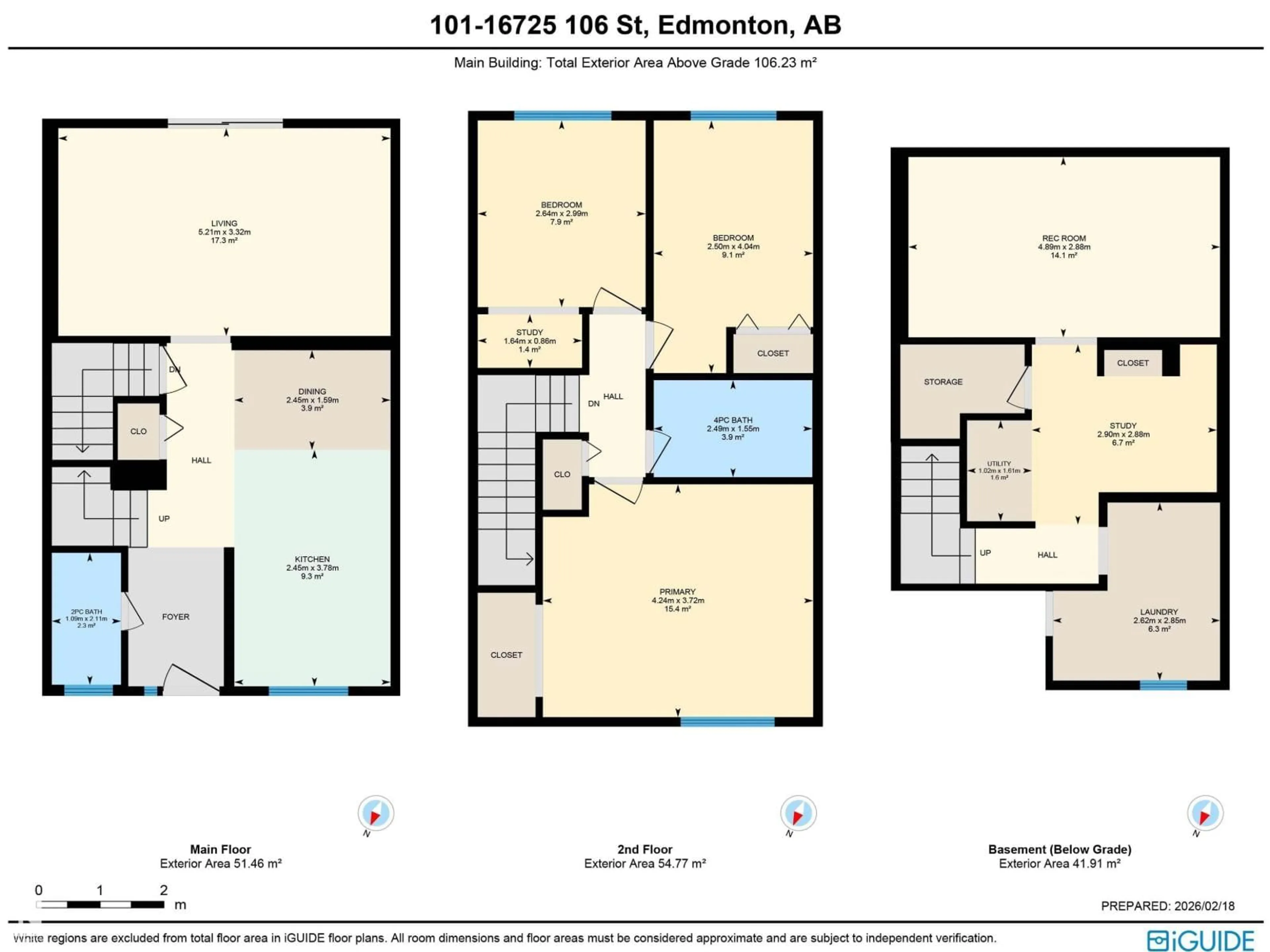 Floor plan for #101 - 16725 106 ST, Edmonton Alberta T5X5G5