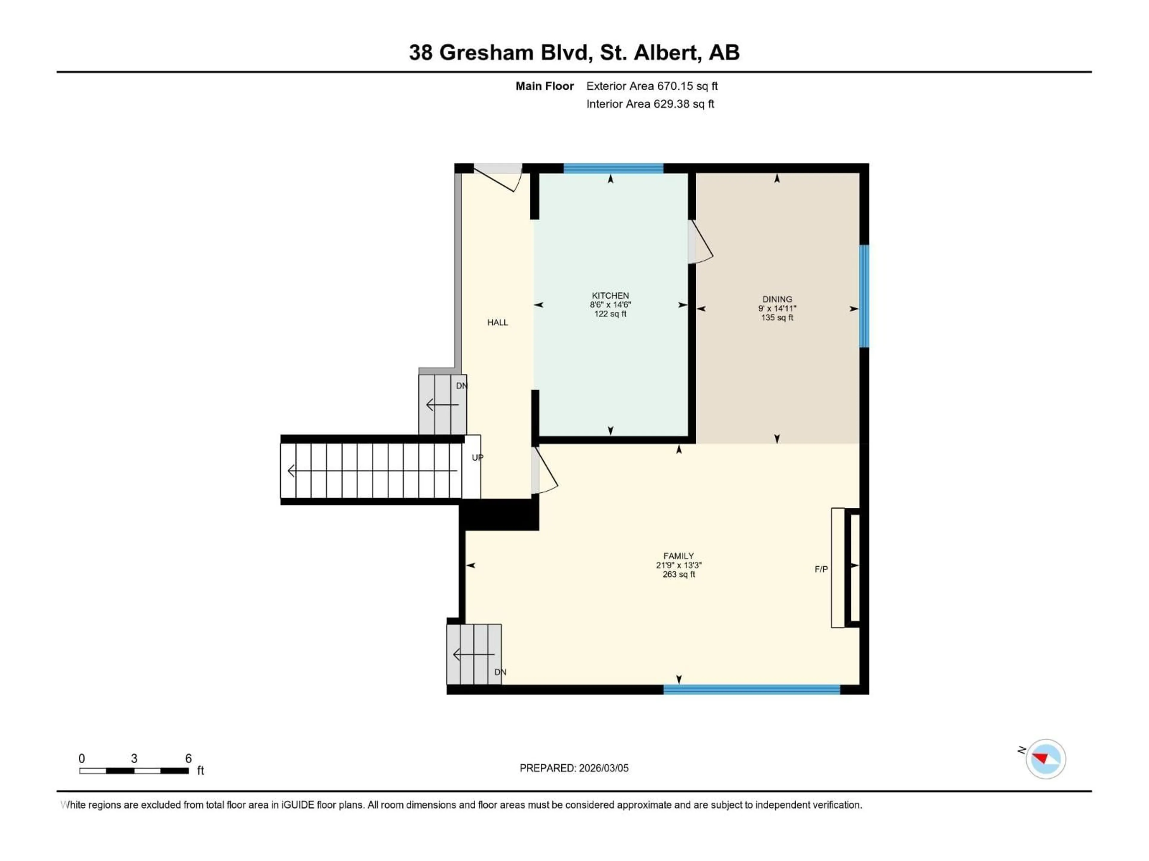 Floor plan for 38 GRESHAM BV, St. Albert Alberta T8N1A9