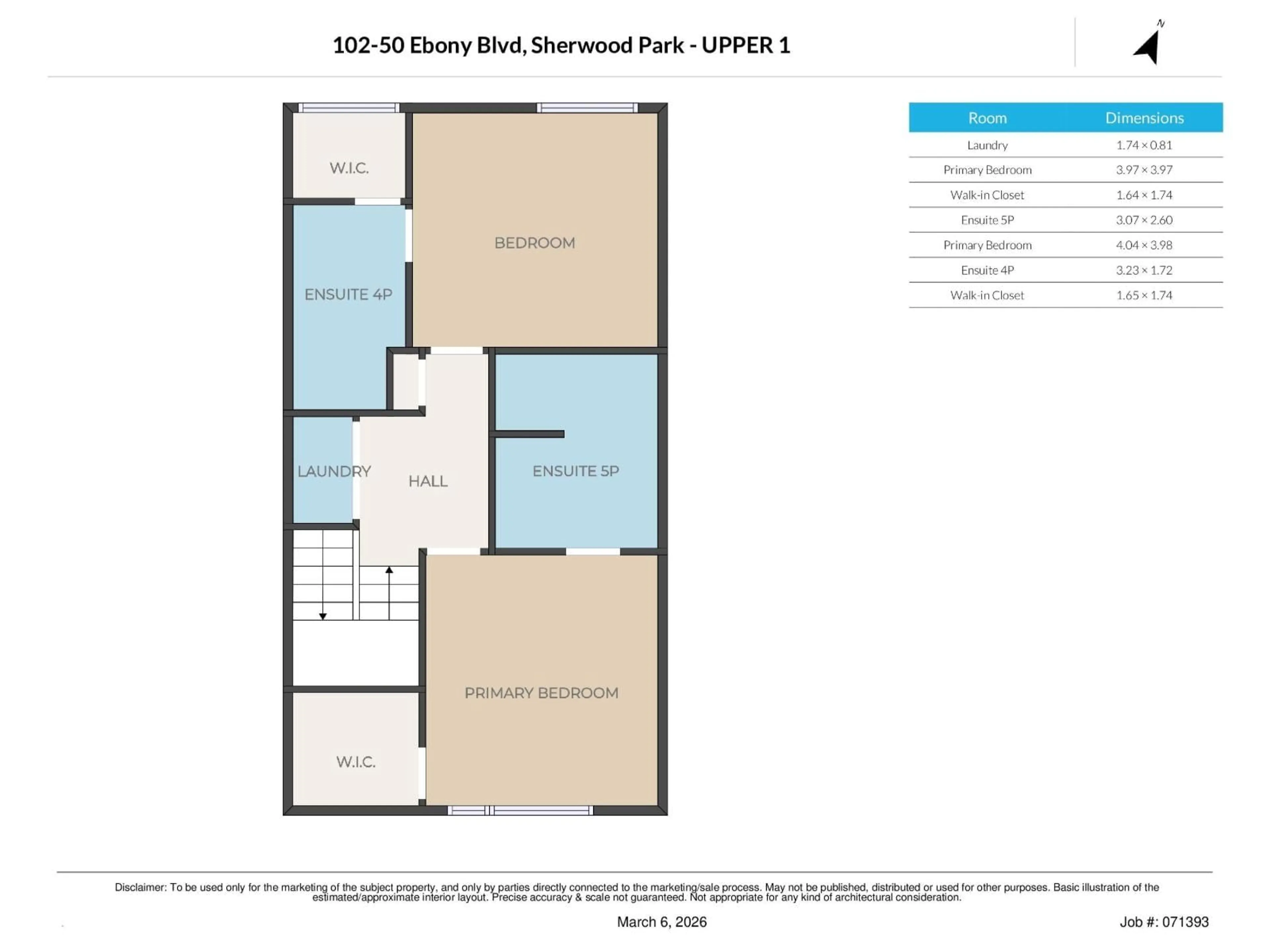 Floor plan for #102 - 50 EBONY BV, Sherwood Park Alberta T8H1X8