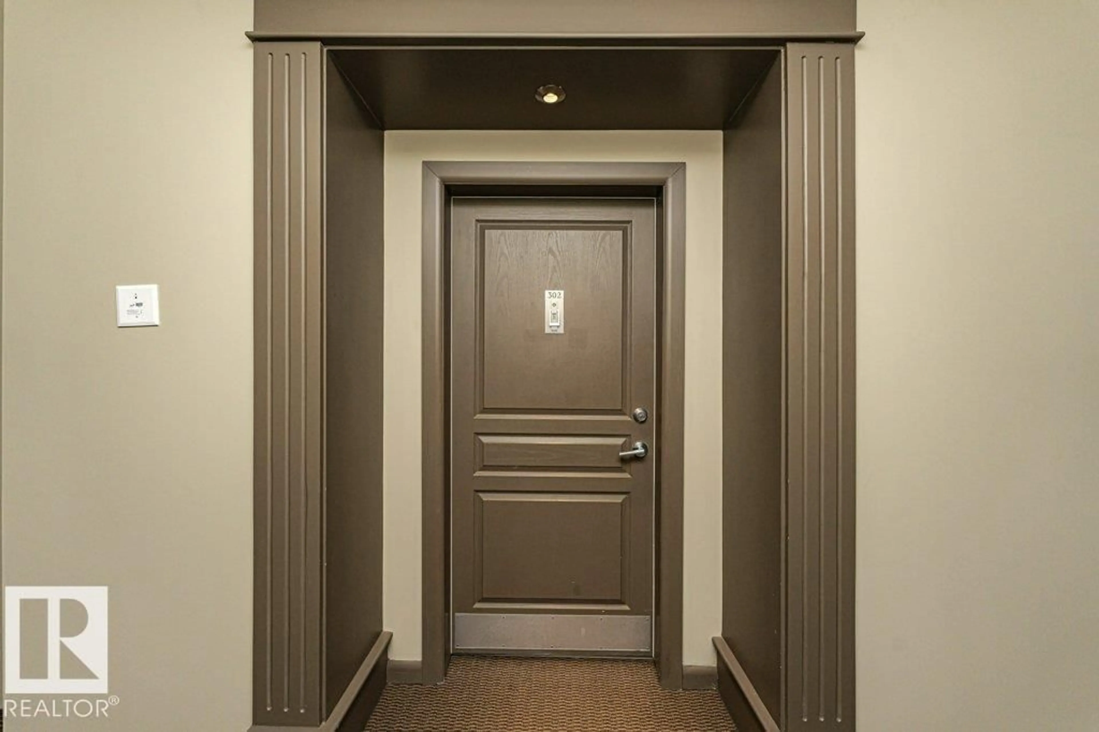 Indoor foyer for #302 - 160 MAGRATH RD, Edmonton Alberta T6R3T7