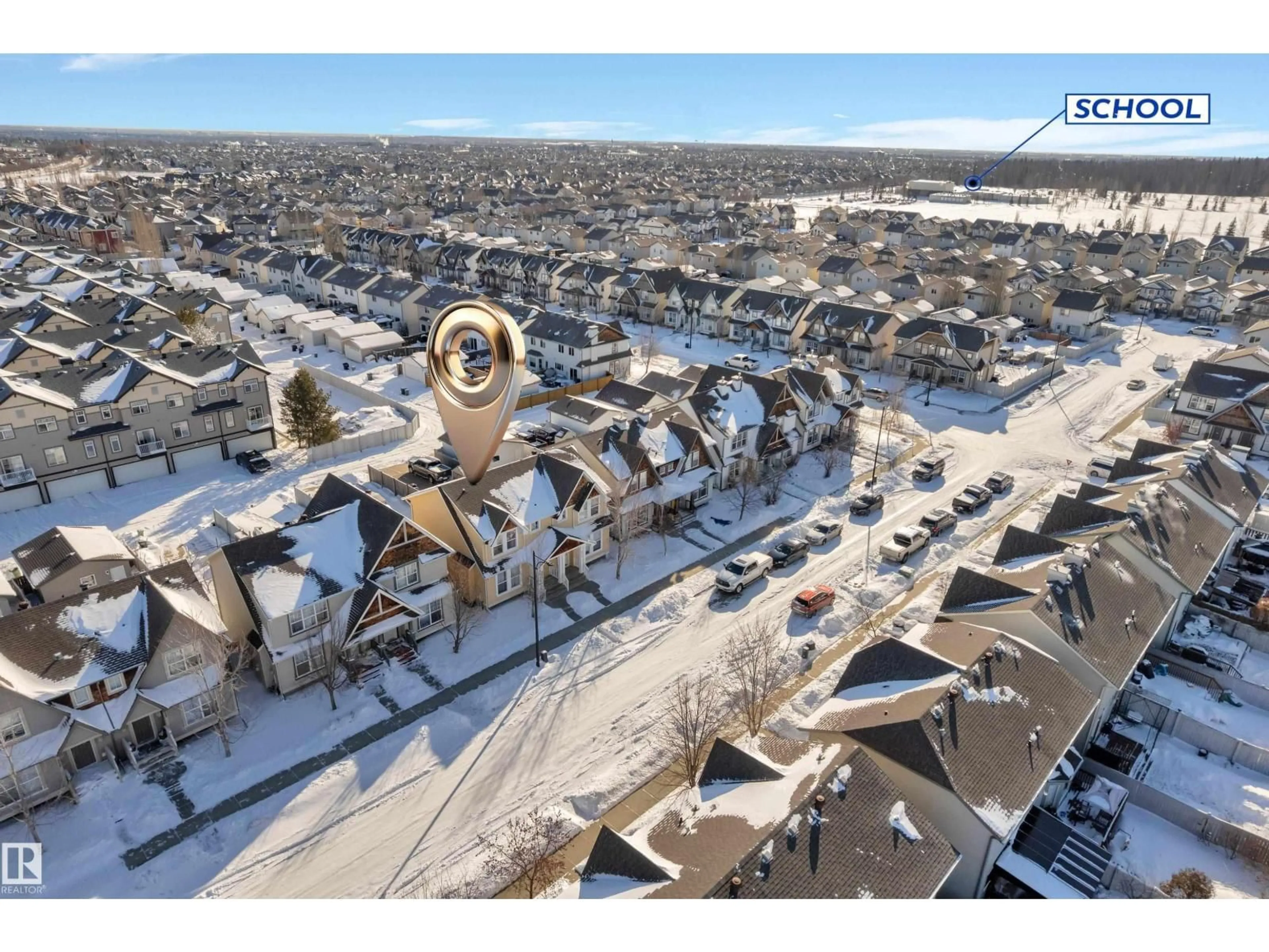 A pic from outside/outdoor area/front of a property/back of a property/a pic from drone, street for NW - 6017 213 ST, Edmonton Alberta T6M0H7