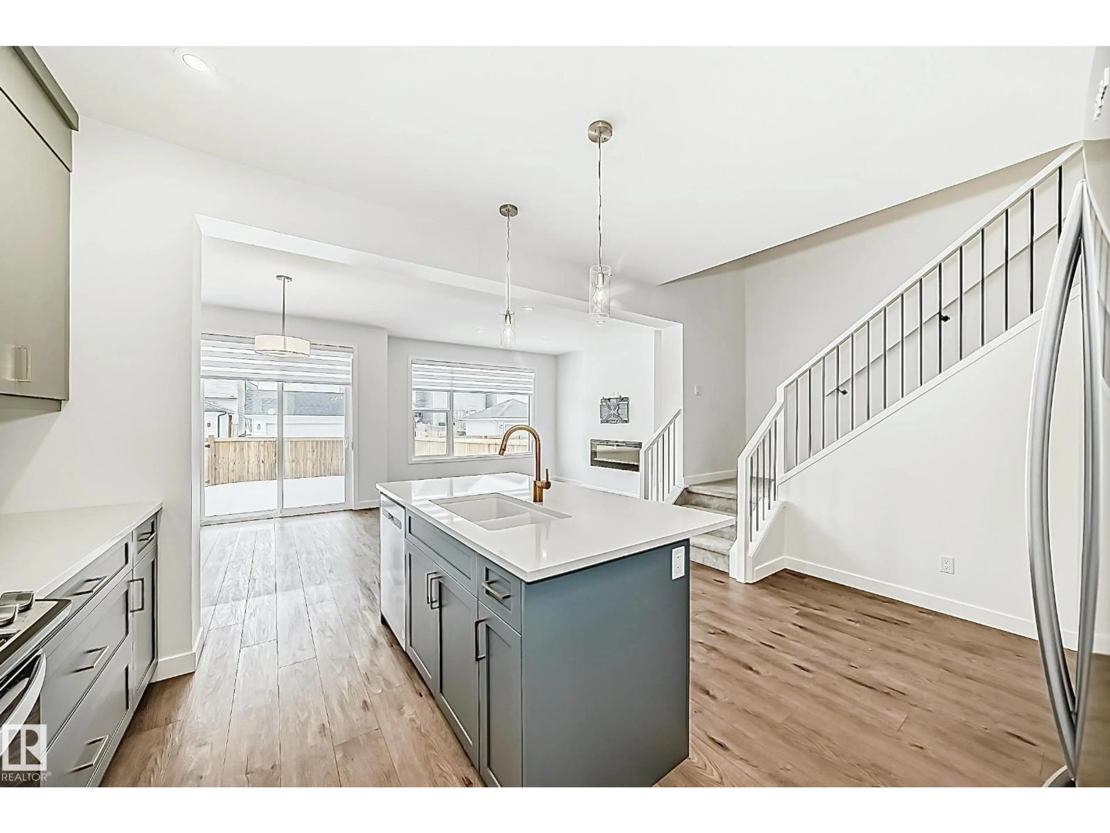 Open concept kitchen, unknown for GR SW - 2896 COUGHLAN GREEN, Edmonton Alberta T6W4B2