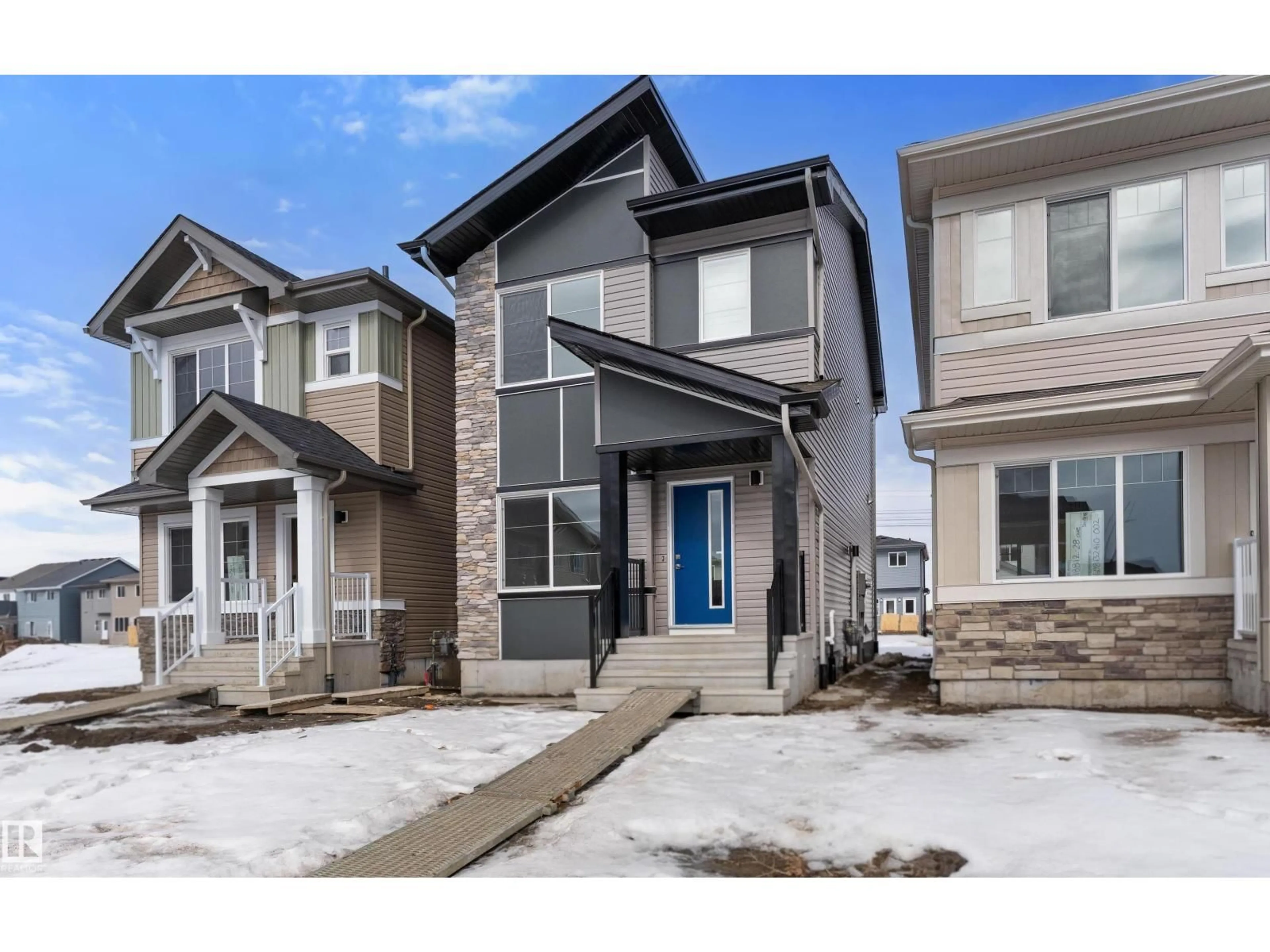 Home with brick exterior material, street for 18816 28 AV, Edmonton Alberta T6M3J1