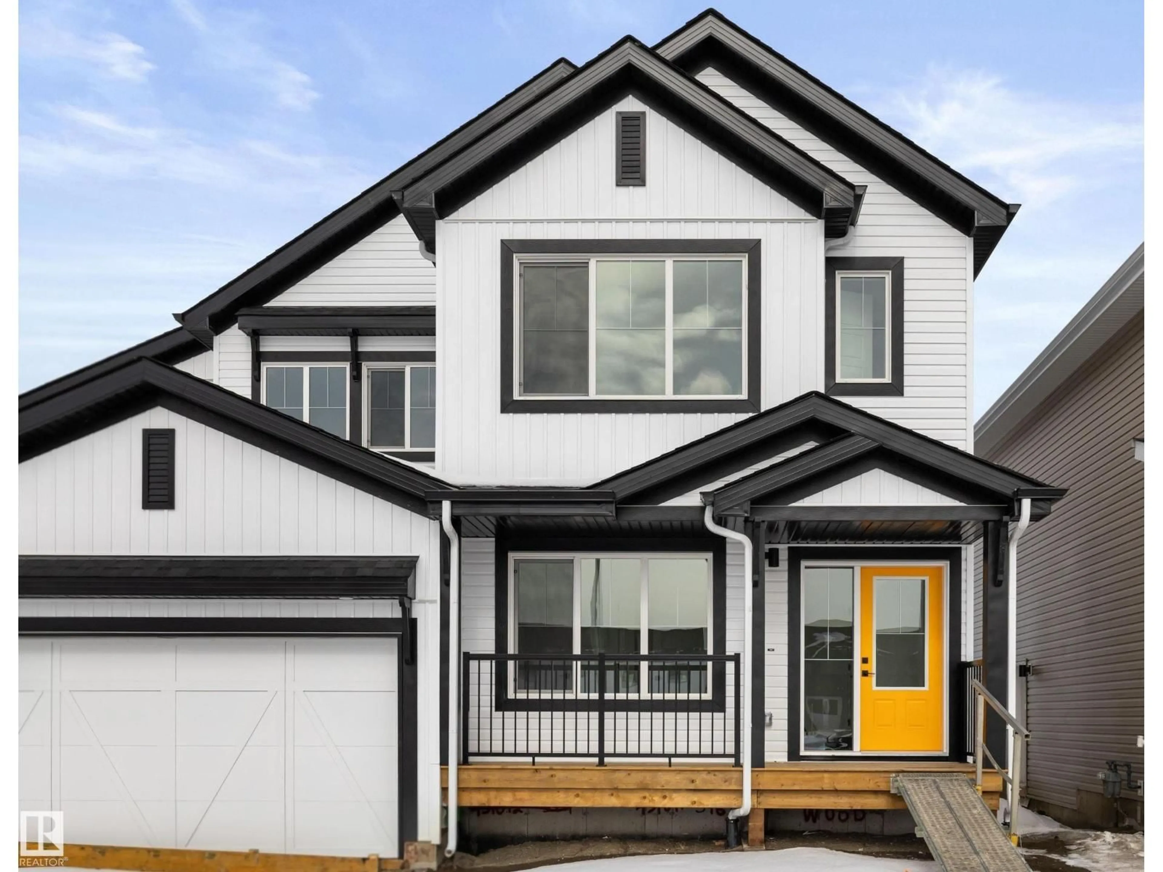Home with vinyl exterior material, street for NE - 546 176 AV, Edmonton Alberta T5Y4J9