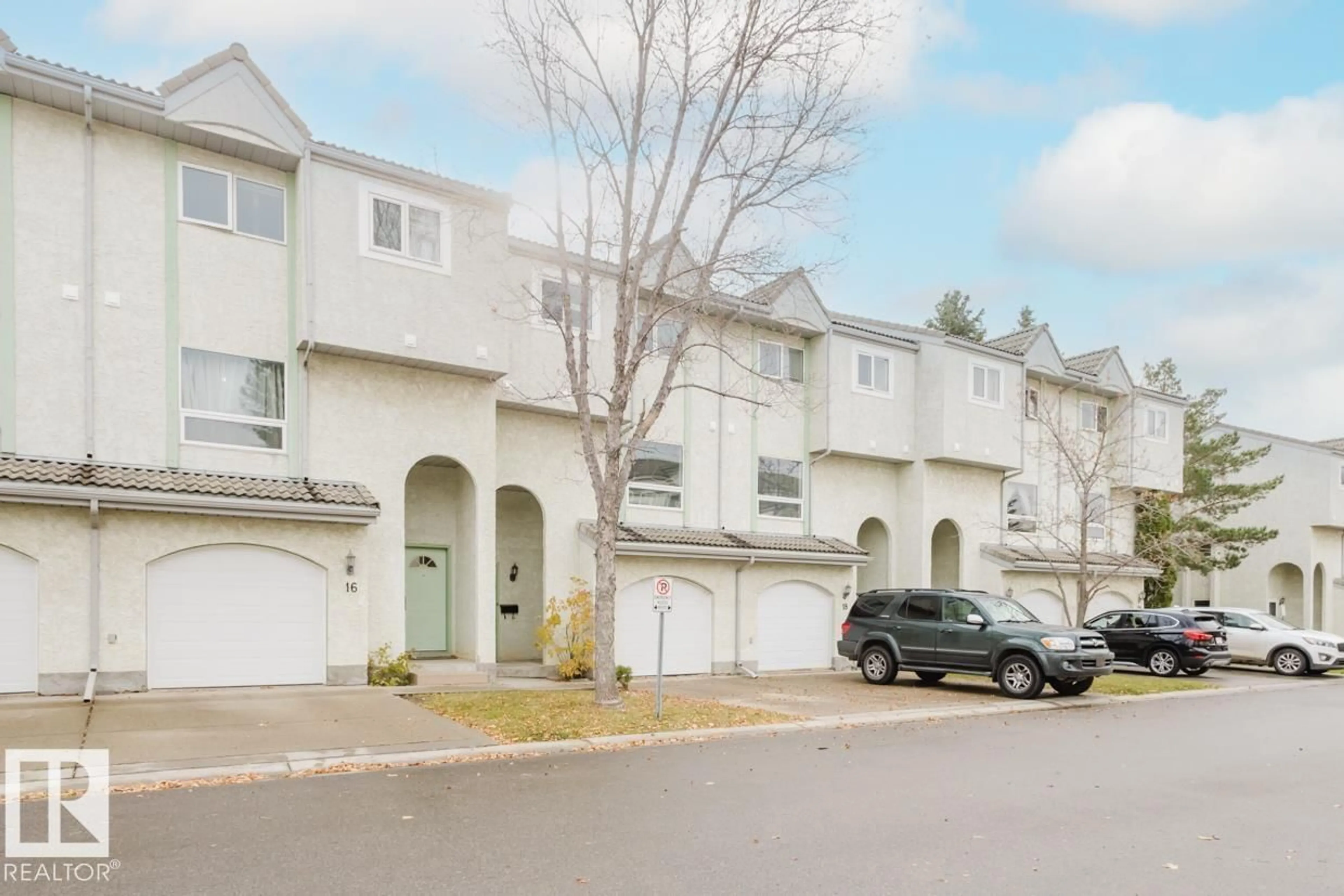 A pic from outside/outdoor area/front of a property/back of a property/a pic from drone, street for #17 - 9520 174 ST, Edmonton Alberta T5T5Z3