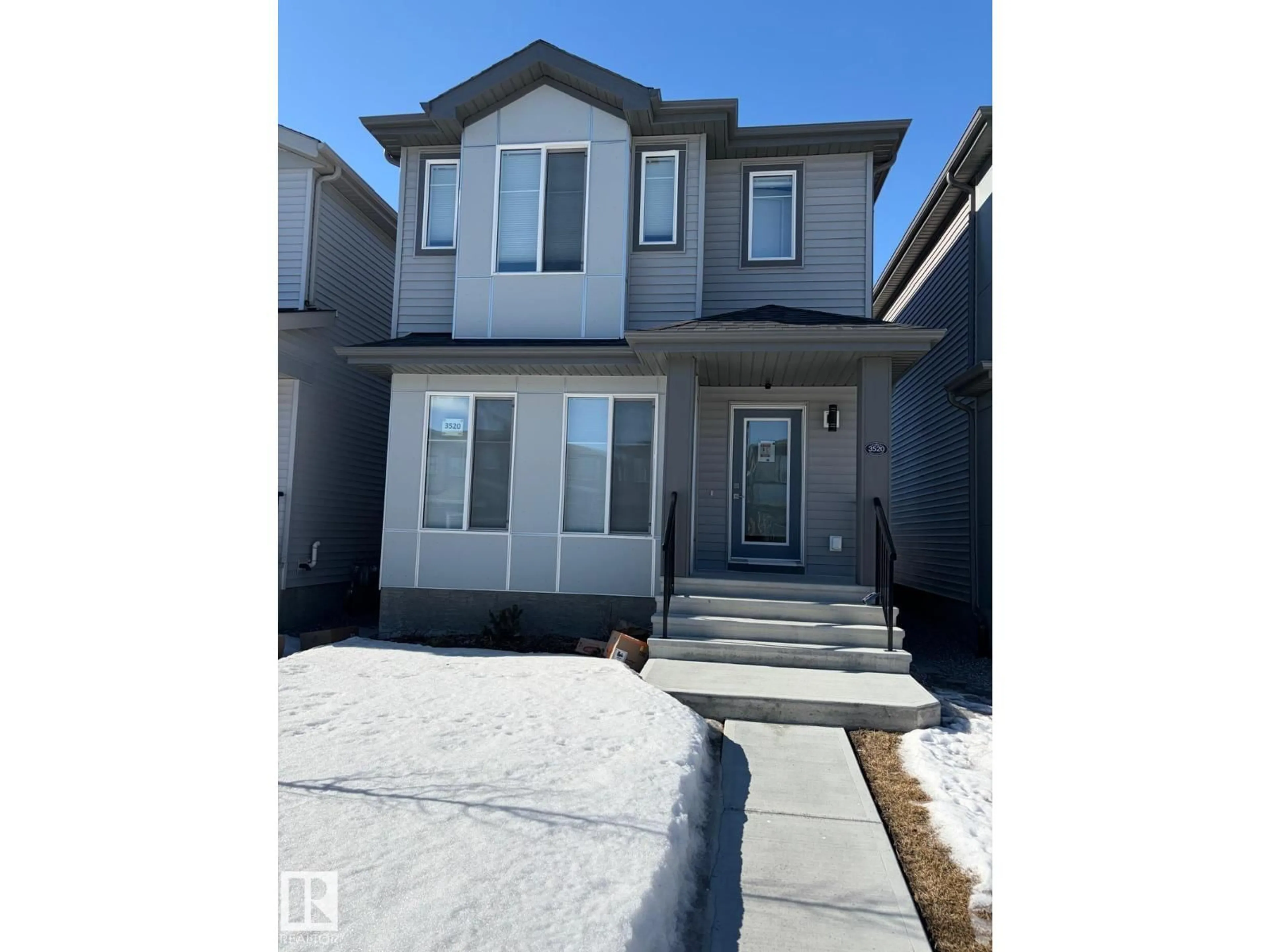 Home with vinyl exterior material, street for LI SW - 3520 KULAY LINK, Edmonton Alberta T6W5H3