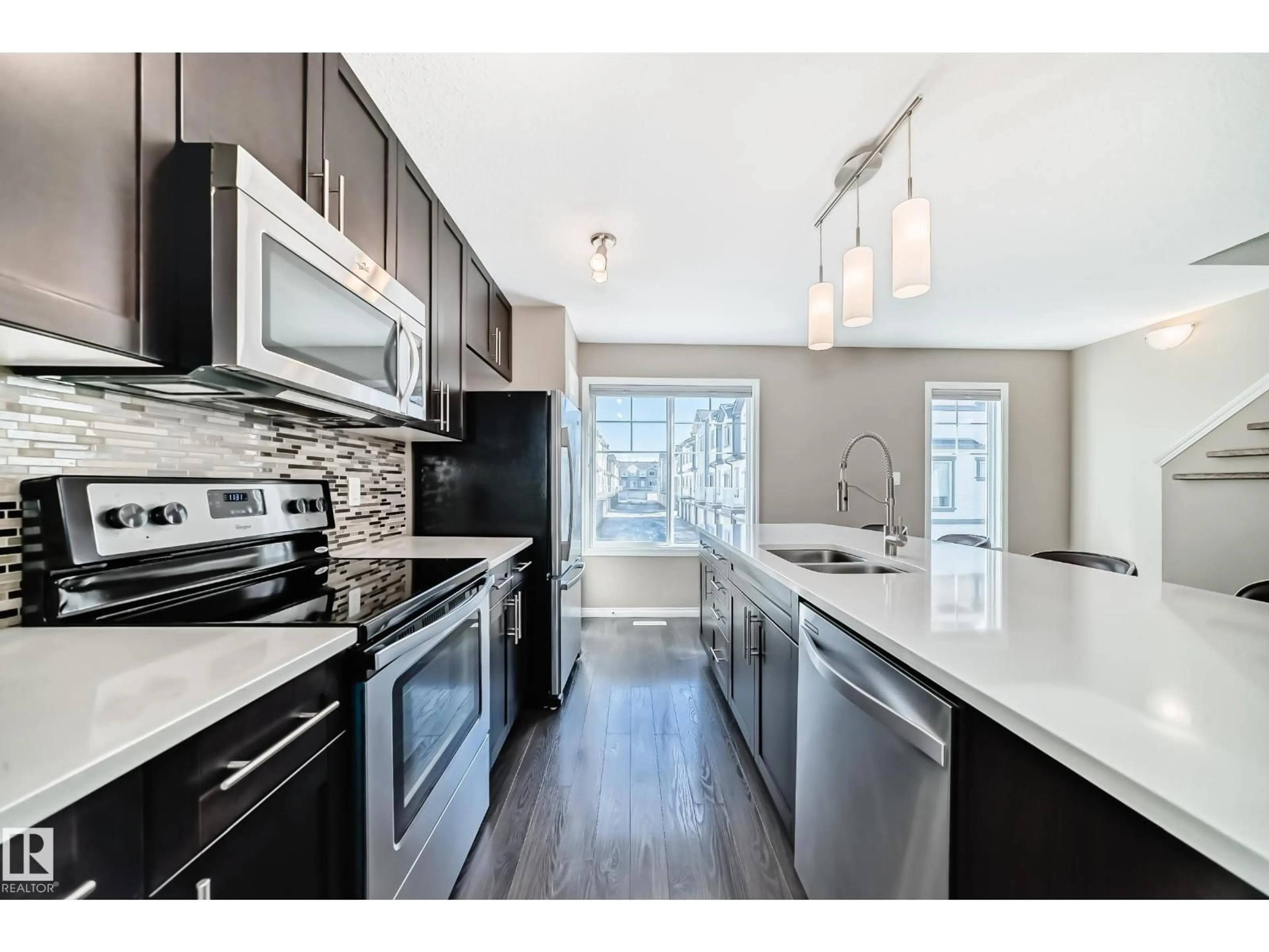 Open concept kitchen, unknown for #4 - 4825 TERWILLEGAR CM, Edmonton Alberta T6R0T6
