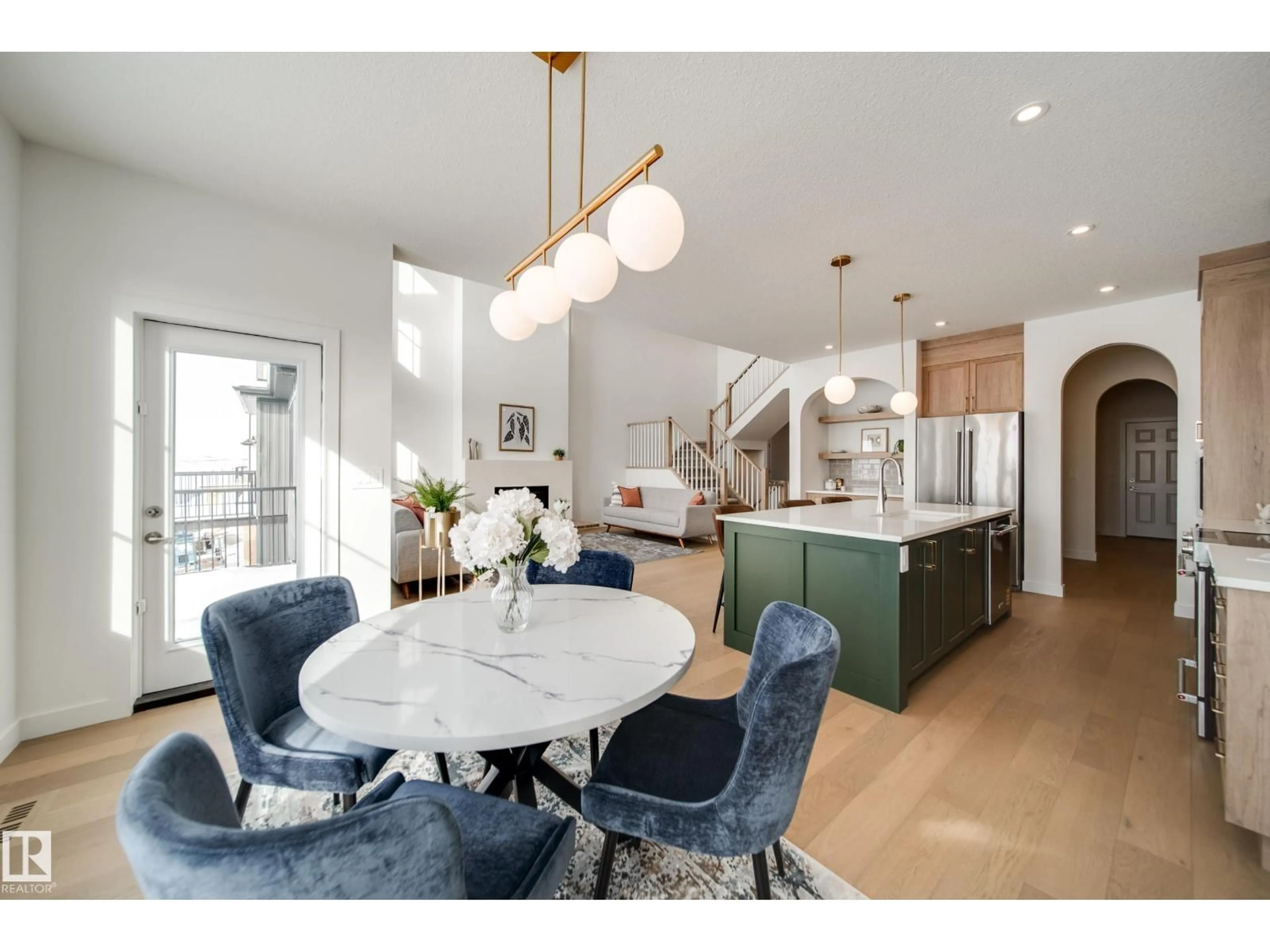 Open concept kitchen, unknown for 82 CHELLES WD, St. Albert Alberta T8T2C6