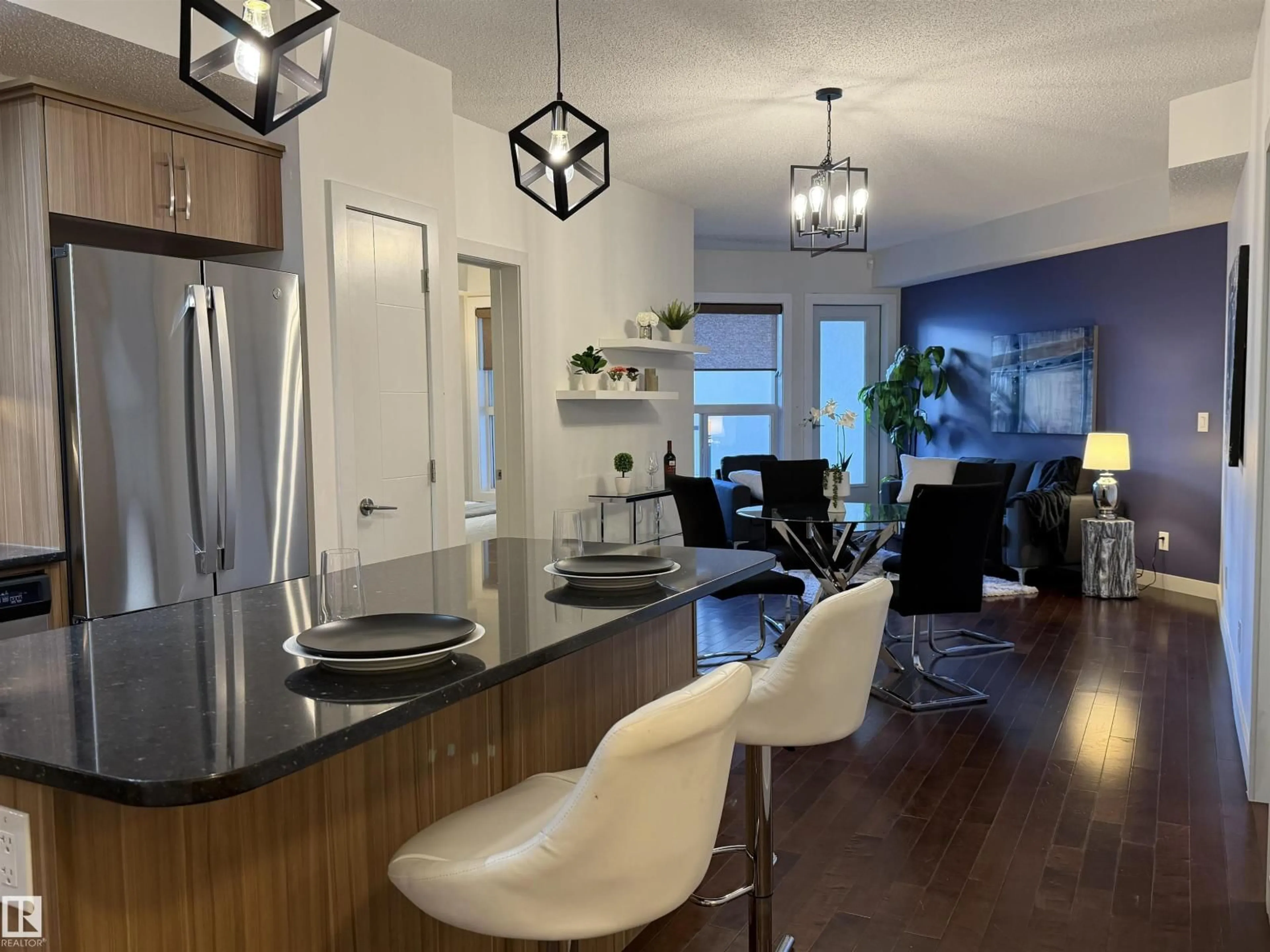 Open concept kitchen, unknown for #115 - 10523 123 ST, Edmonton Alberta T5N1N9