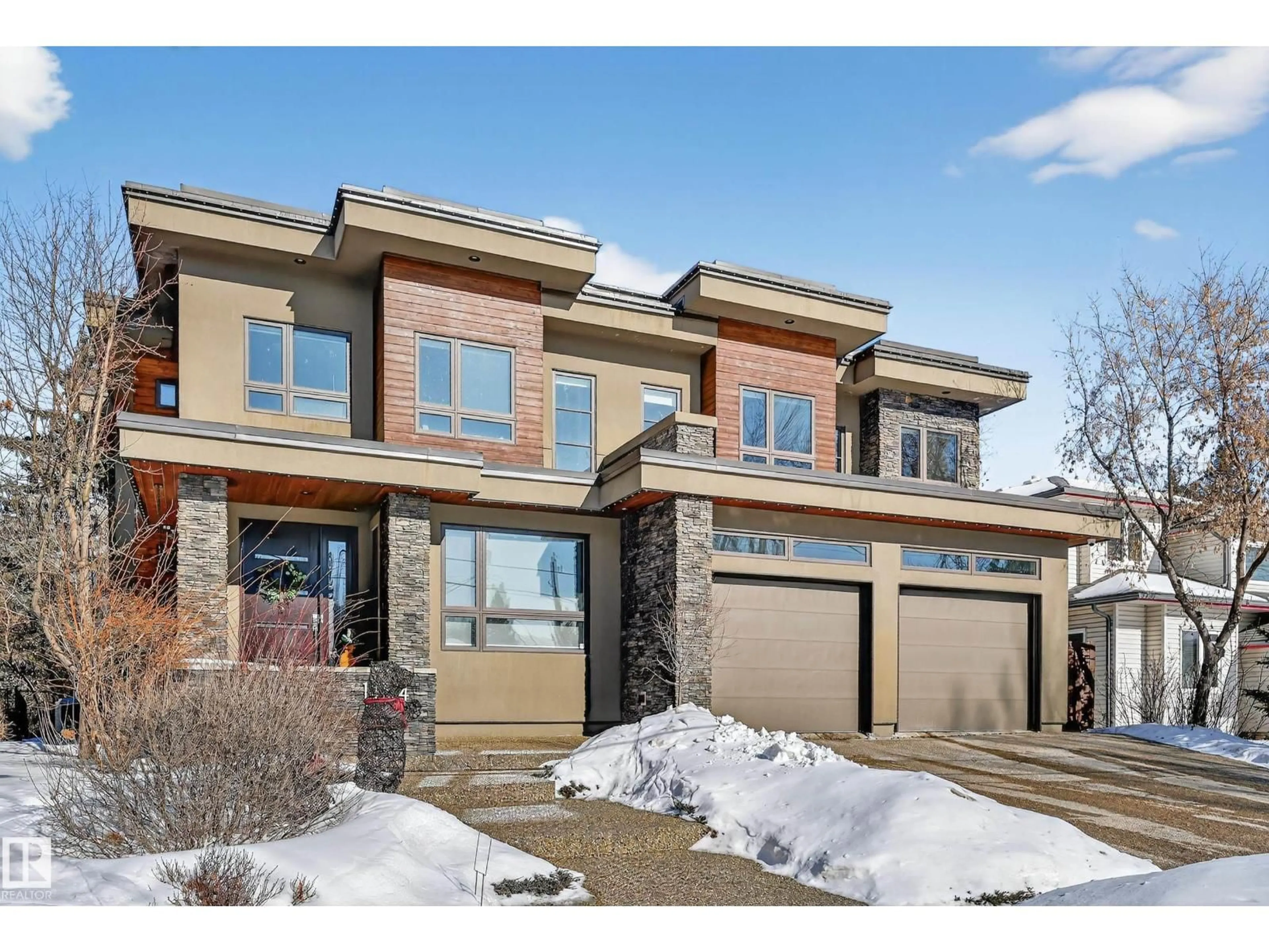 Home with brick exterior material, street for 14374 PARK DR, Edmonton Alberta T5R5V2