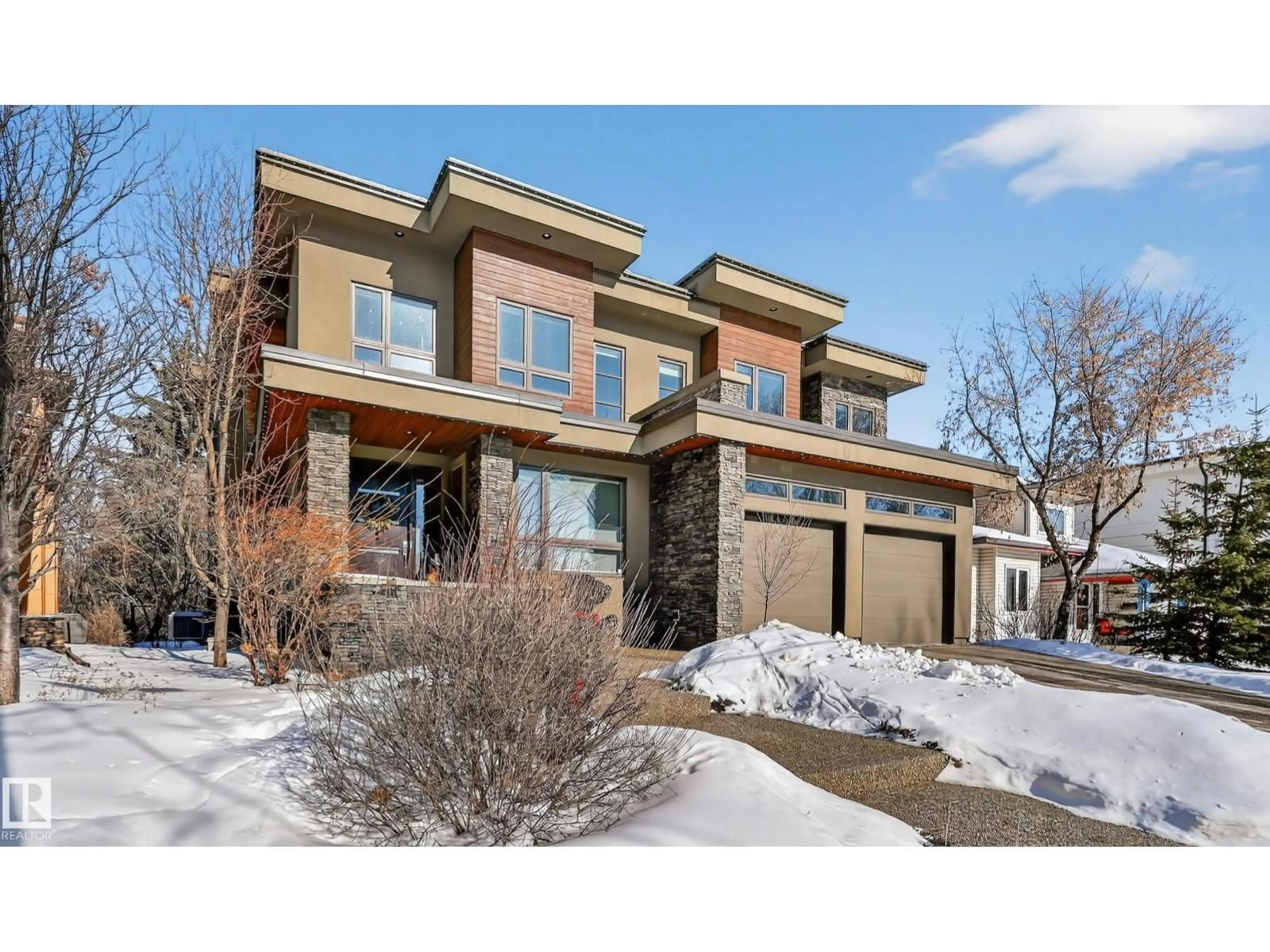 Home with brick exterior material, street for 14374 PARK DR, Edmonton Alberta T5R5V2