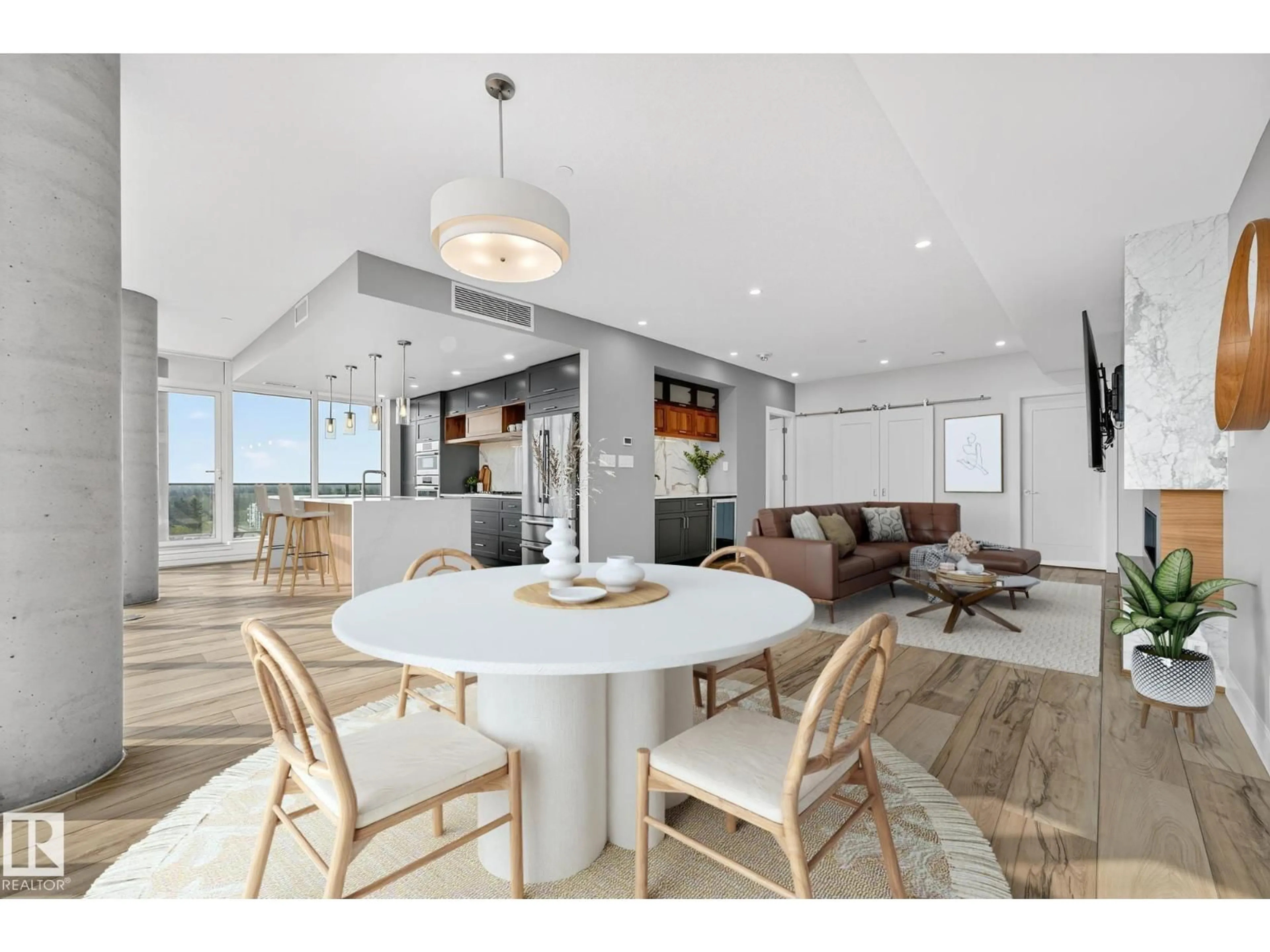 Open concept kitchen, unknown for 705 14105 WEST BLOCK DRIVE DRIVE, Edmonton Alberta T5N1L5