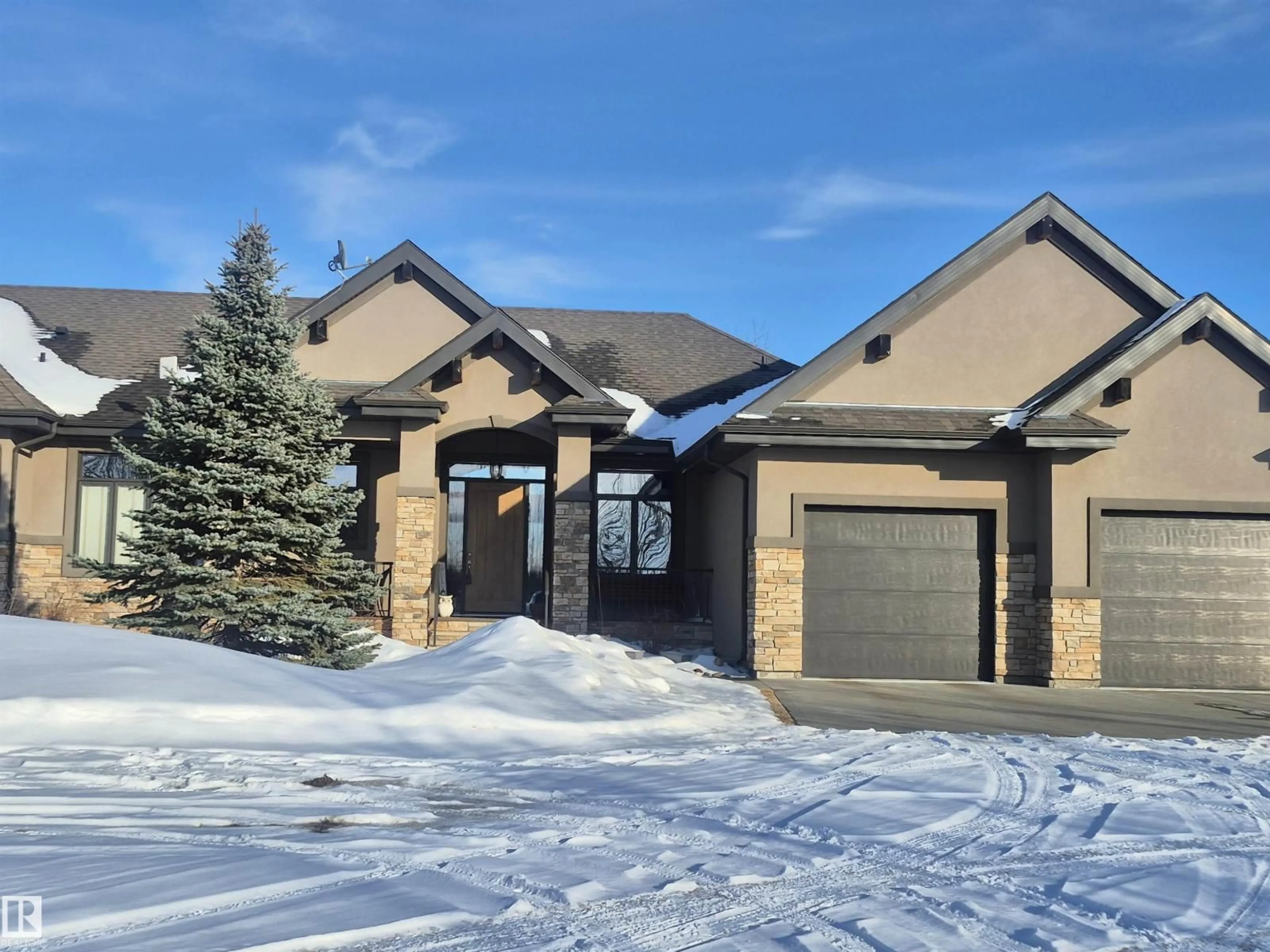 Home with brick exterior material, street for 9A - 53521 RGE ROAD 272, Rural Parkland County Alberta T7X3M5